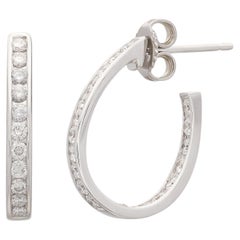 Maria Canale Diamond & 18k White Gold Earrings