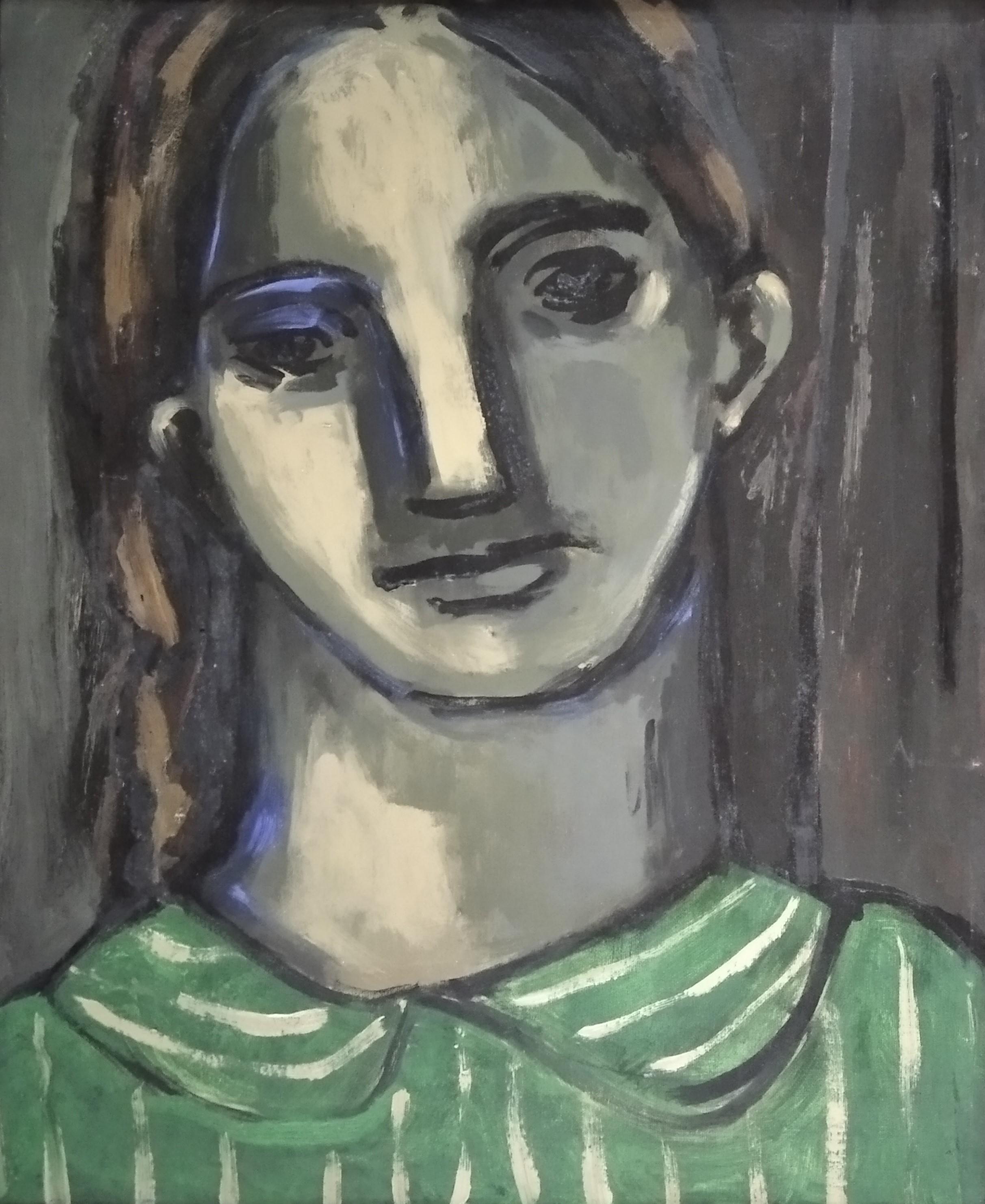 Maria Carbonero  Portrait Painting – Unbenannt 