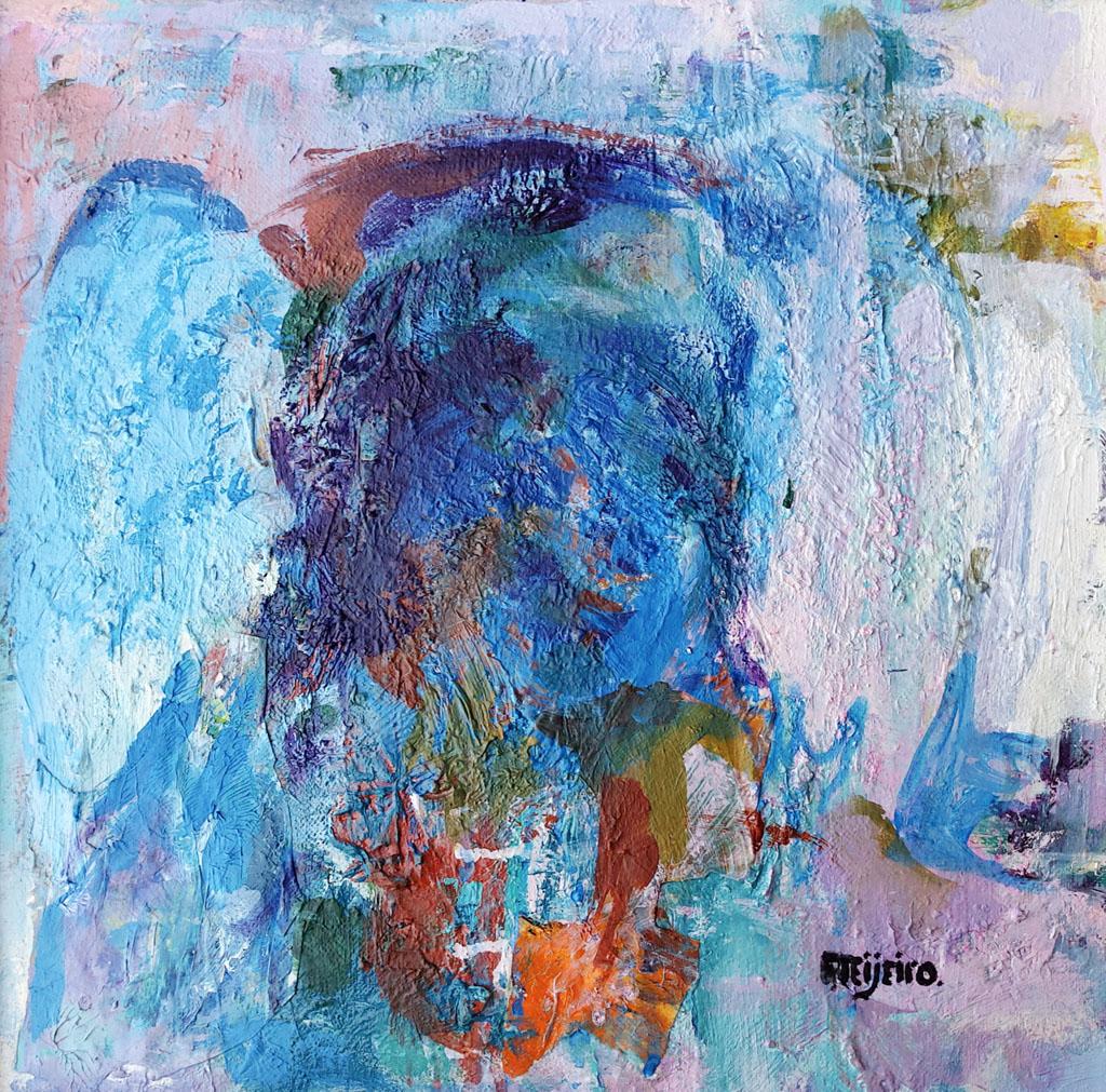 Maria Dolores Fernández Teijeiro Abstract Painting - Ángel