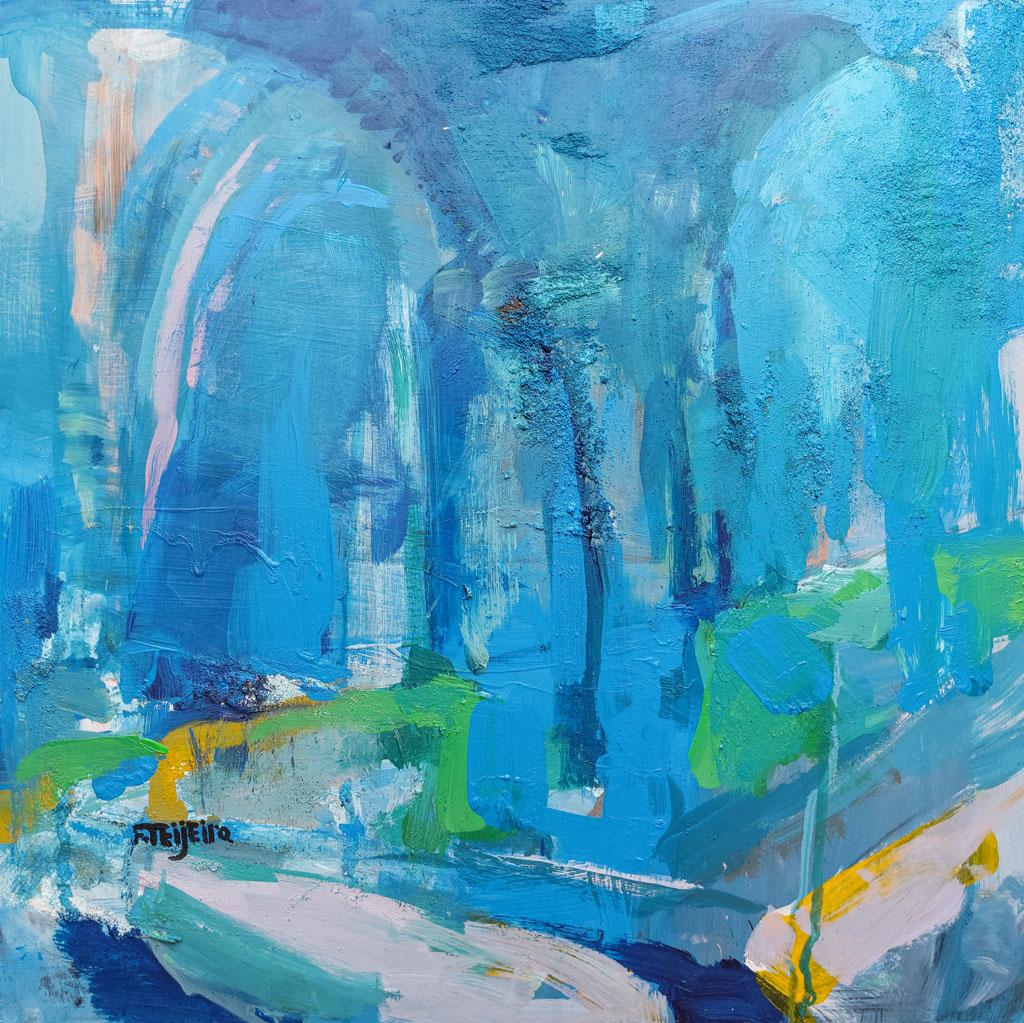 Abstract Painting di Maria Dolores Fernández Teijeiro - Claustro