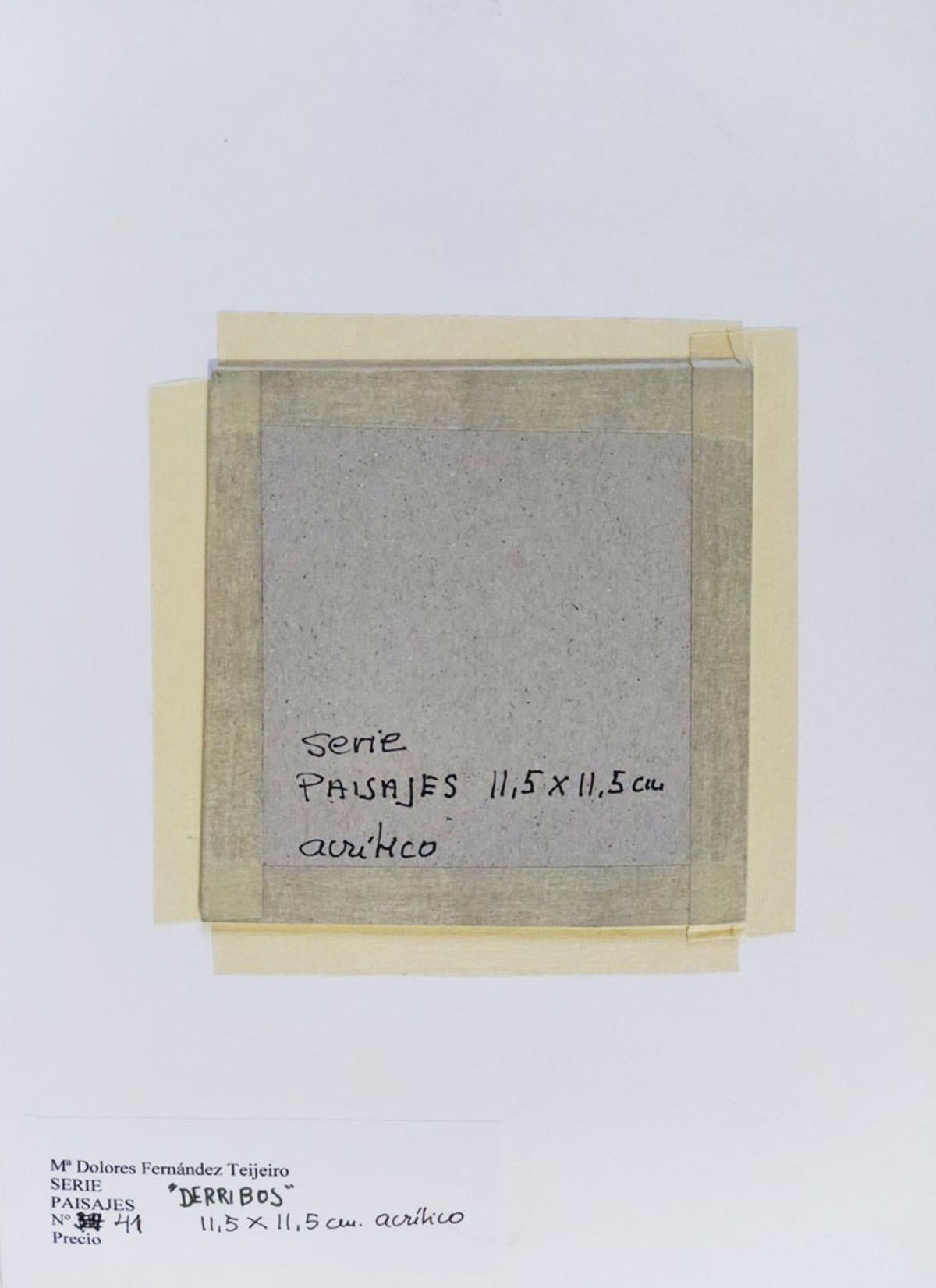 Derribos (Abstrakt), Painting, von Maria Dolores Fernández Teijeiro