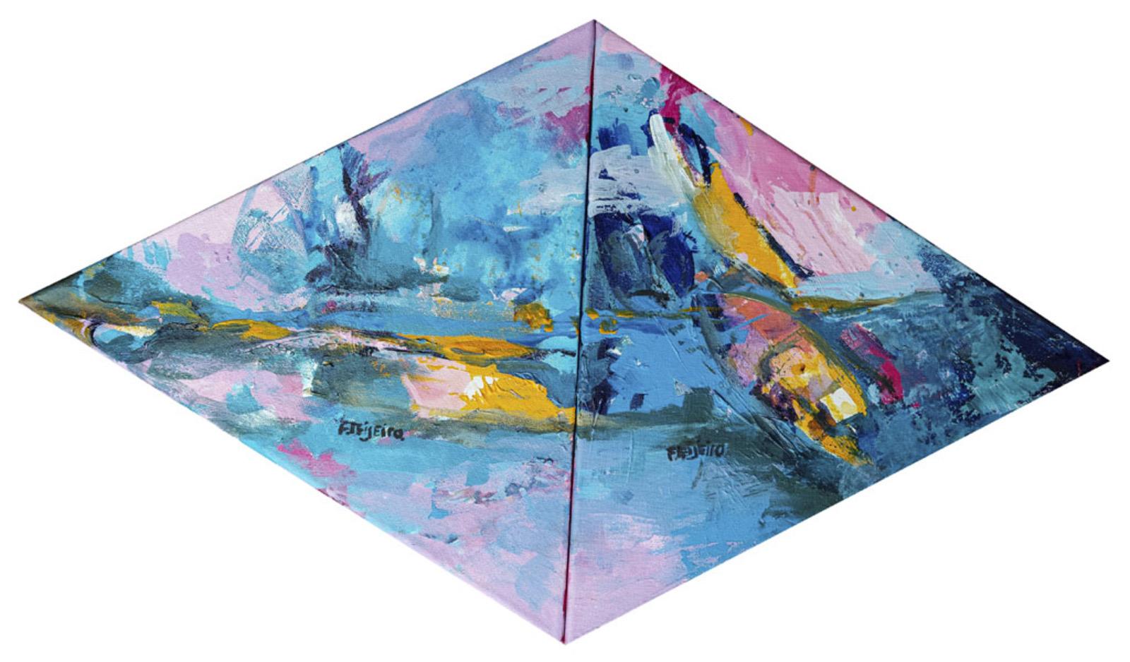 Maria Dolores Fernández Teijeiro Abstract Painting – Islas