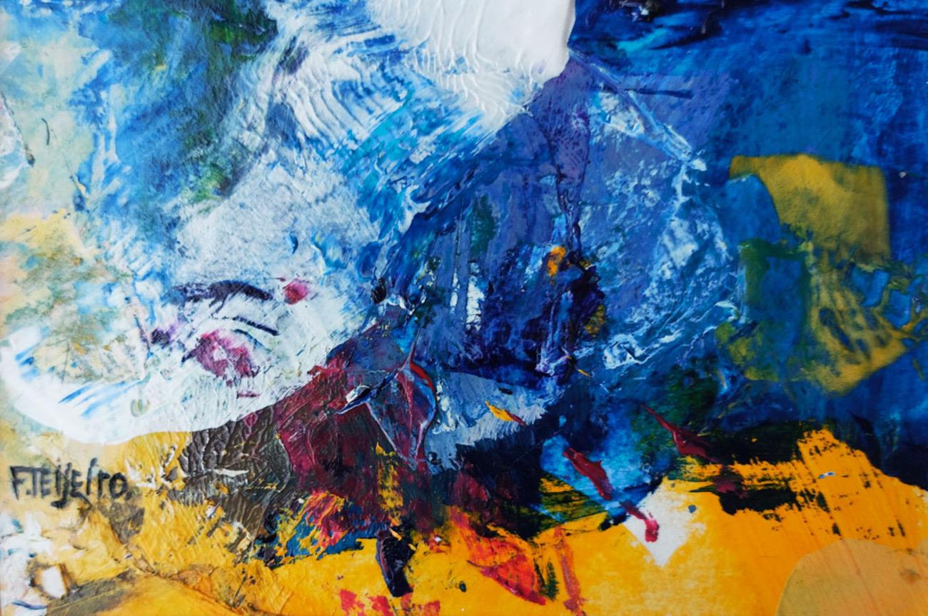 Maria Dolores Fernández Teijeiro Abstract Painting – Profundidades
