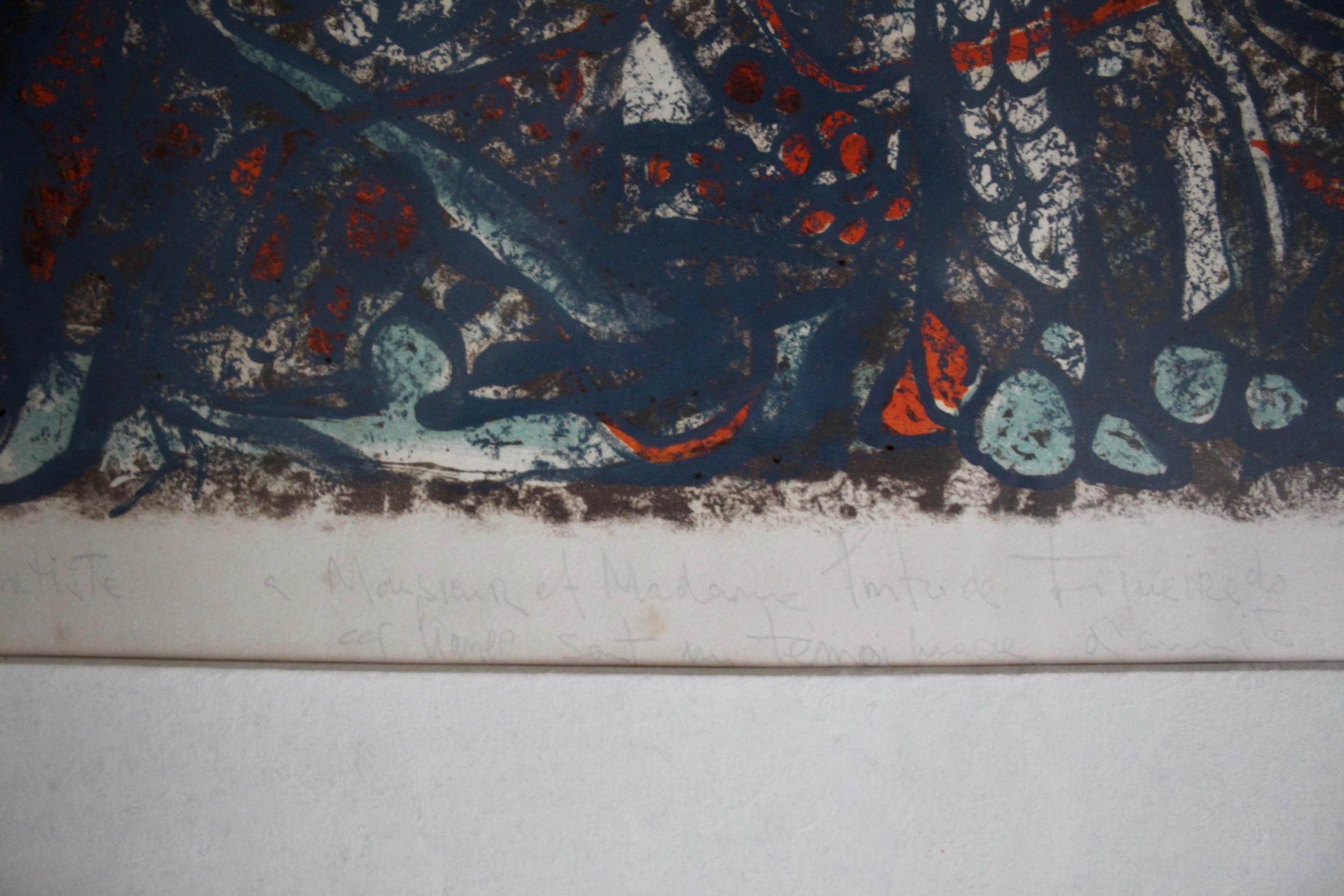 Maria Elena Vieira Da Silva print signed and dated 61 For Sale 3