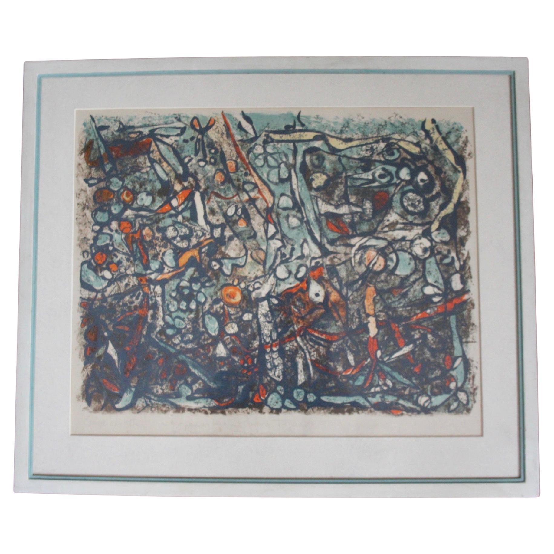 Maria Elena Vieira Da Silva print signed and dated 61