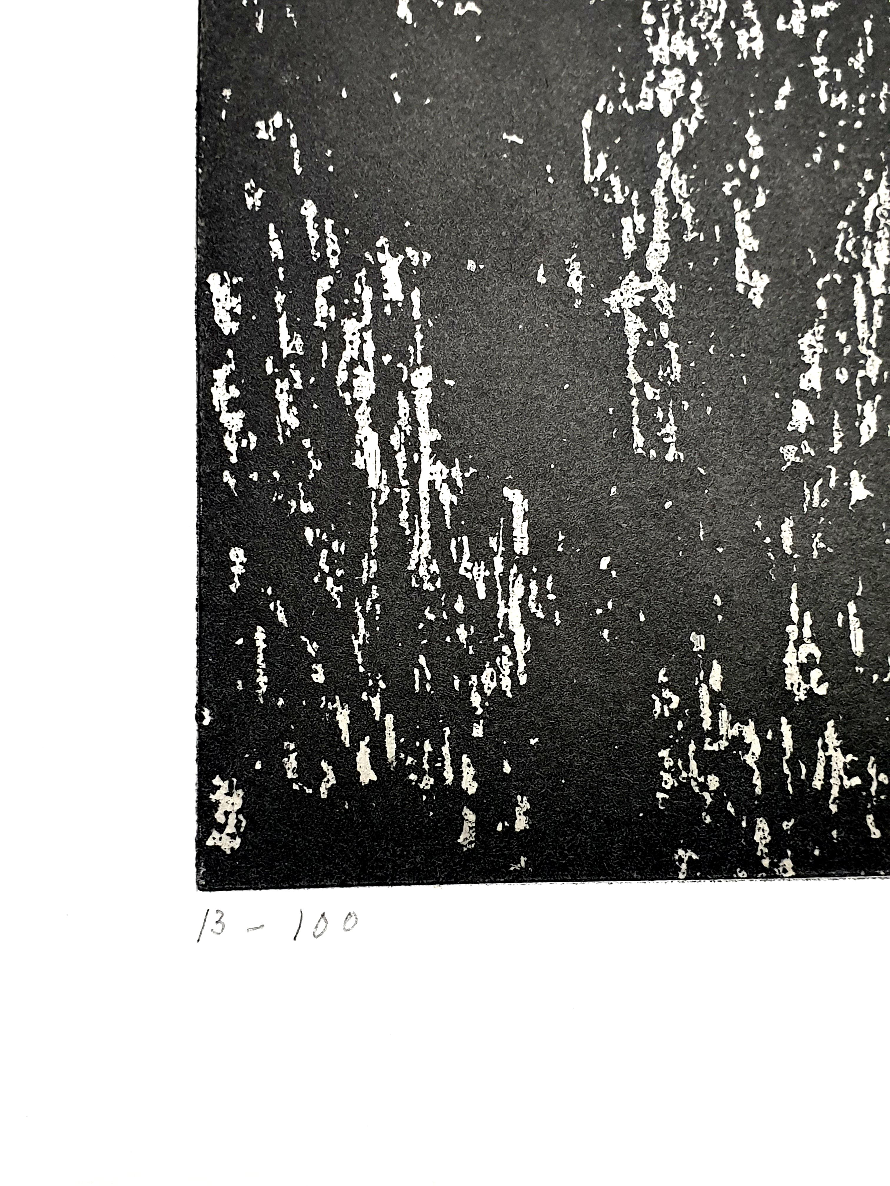 Maria Elena Vieira da Silva - The Man - Original Handsigned Etching For Sale 3