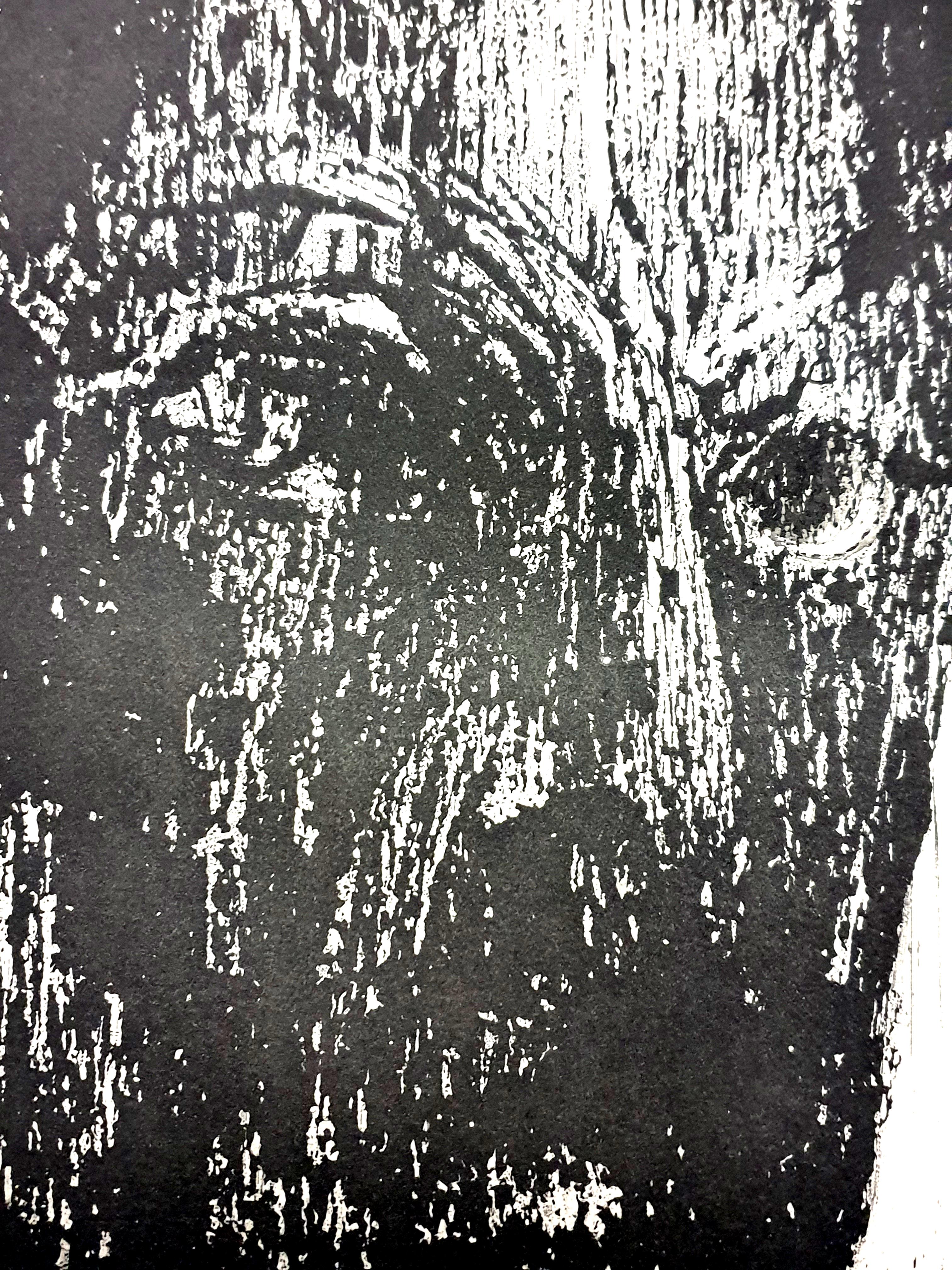 Maria Elena Vieira da Silva - The Man - Original Handsigned Etching For Sale 5