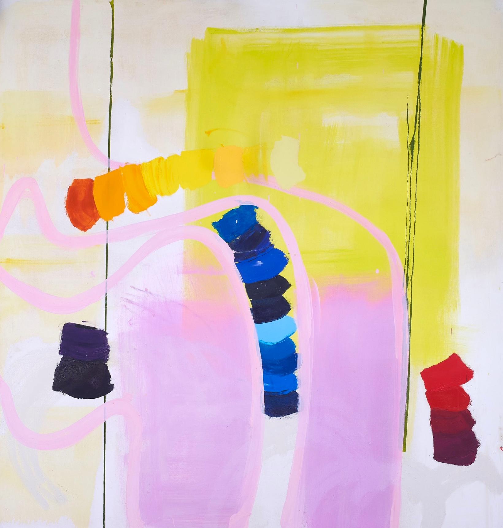 Abstract Painting Maria Elvira Dieppa - Inventaire - 2022 - Huile sur toile - Peinture contemporaine