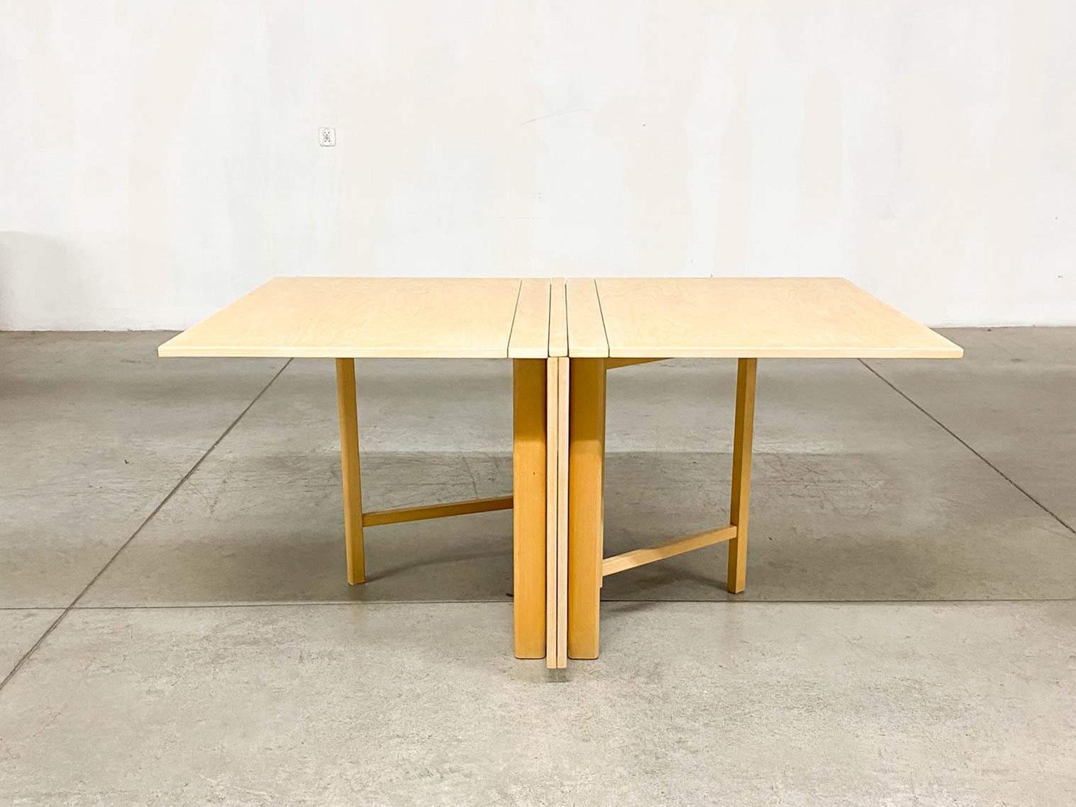 Maria Flap Folding Dining Table by Bruno Mathsson for Firma Karl Mathsson For Sale 3