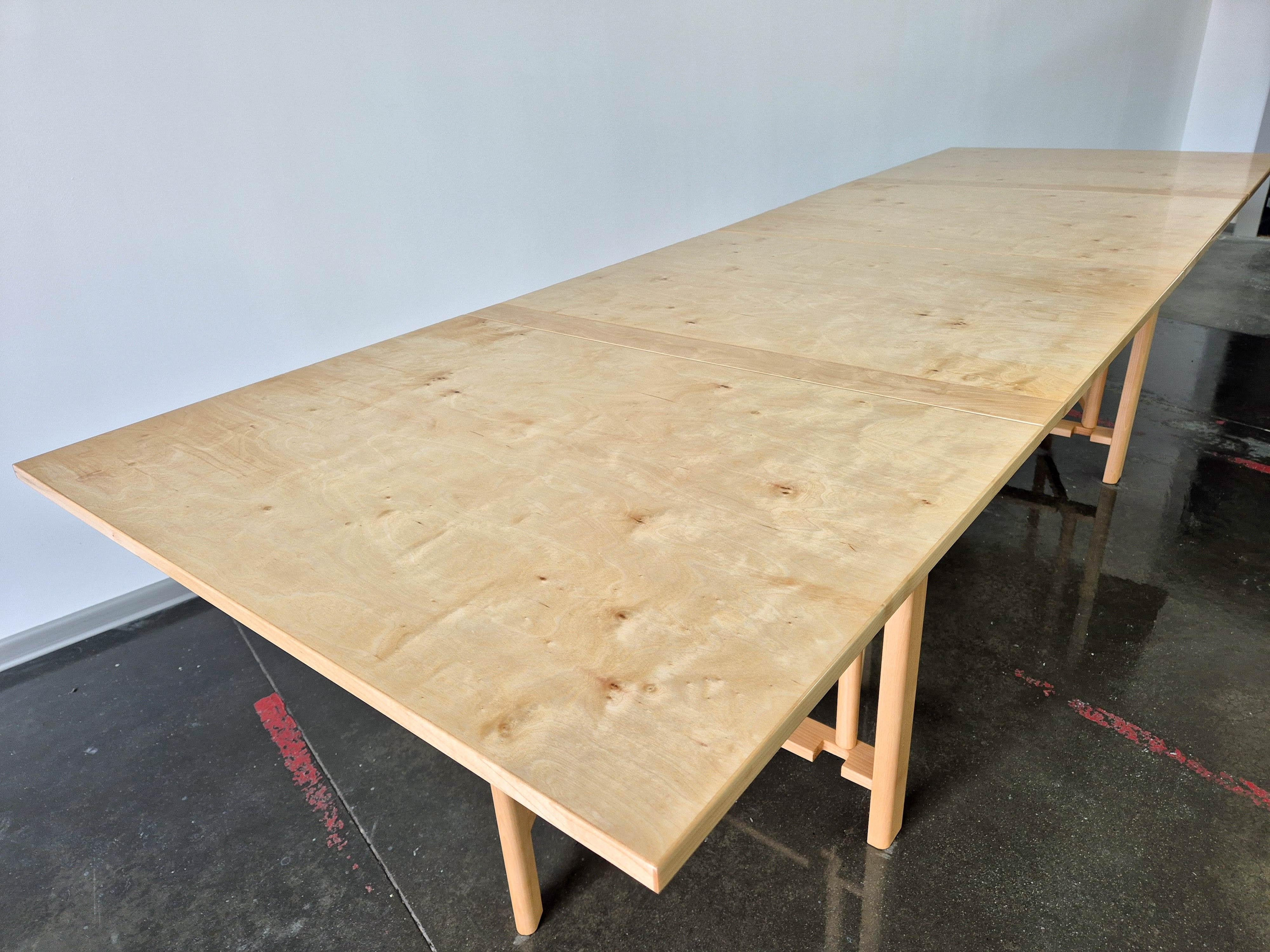 Maria Flap Folding Dining Table by Bruno Mathsson for Firma Karl Mathsson For Sale 4