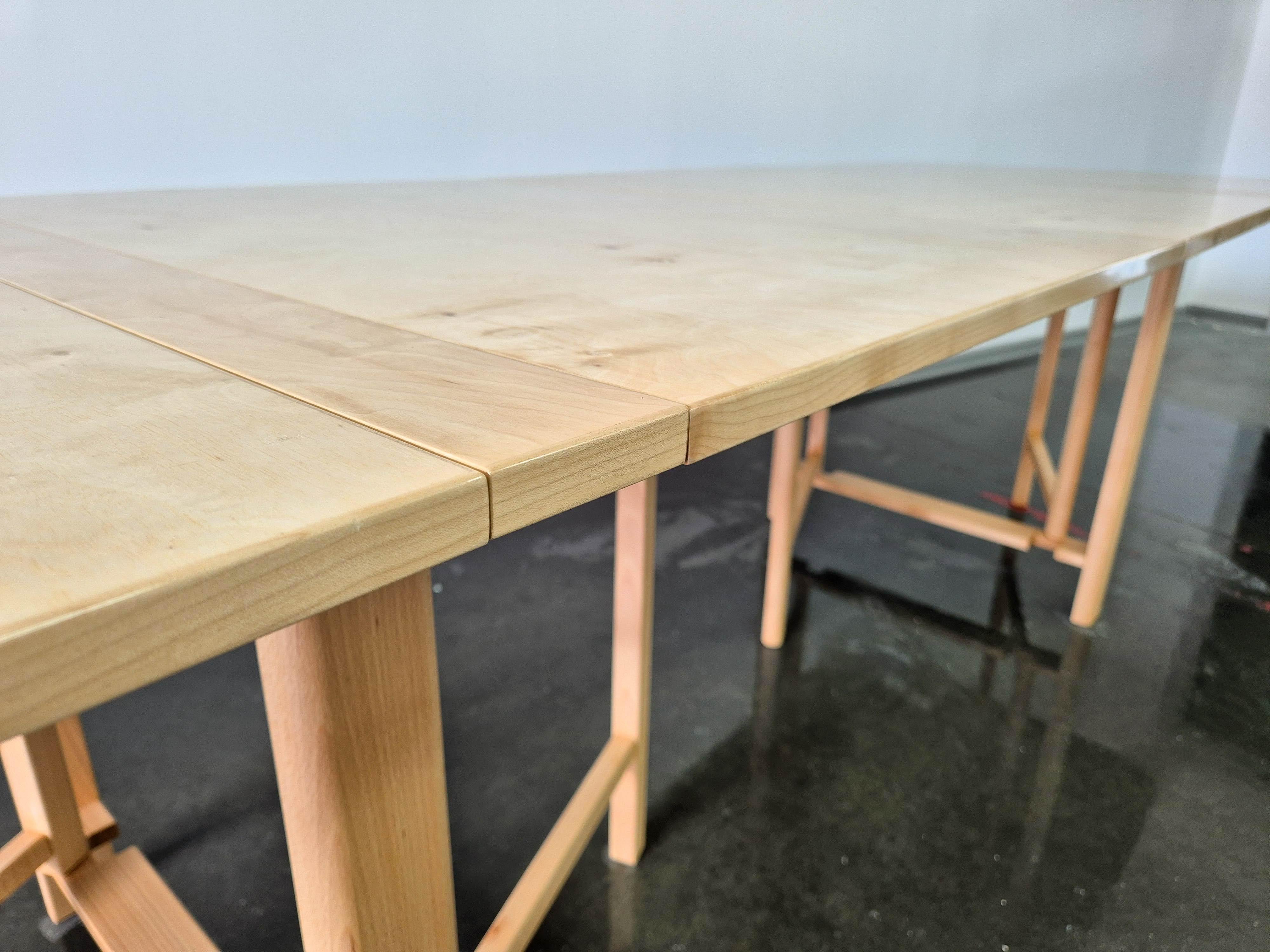 Maria Flap Folding Dining Table by Bruno Mathsson for Firma Karl Mathsson For Sale 6