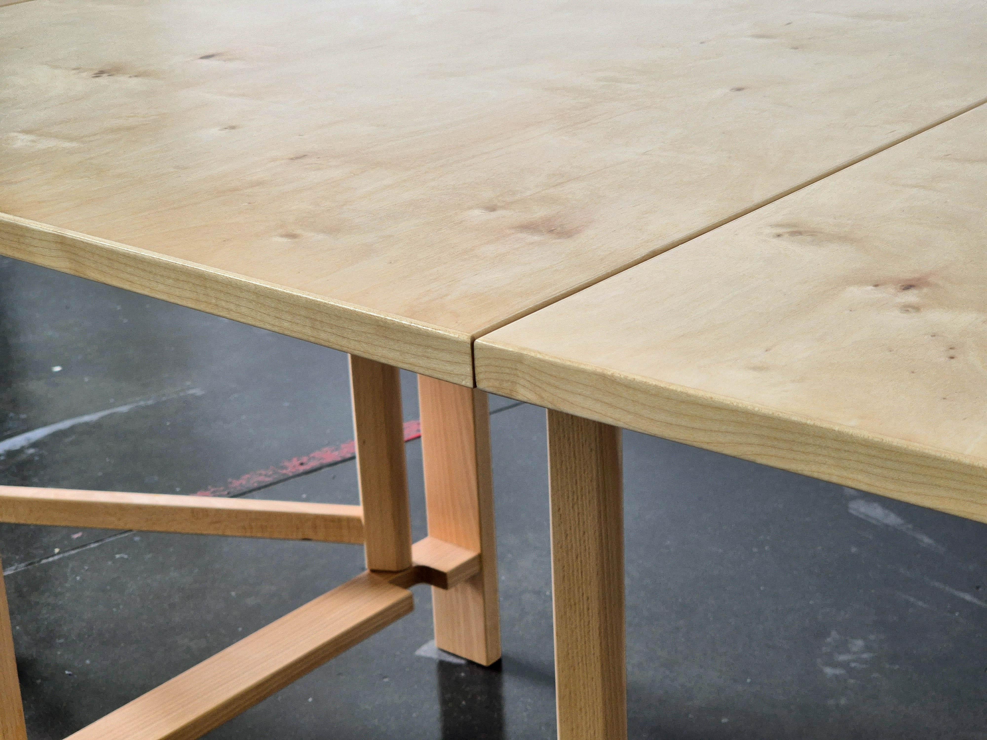 Maria Flap Folding Dining Table by Bruno Mathsson for Firma Karl Mathsson For Sale 8