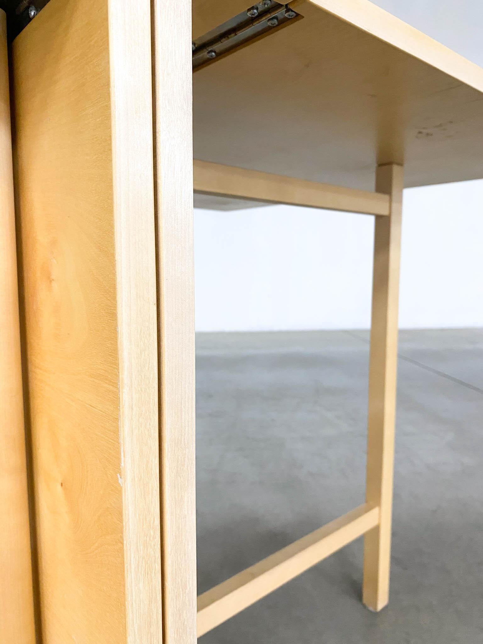 Maria Flap Folding Dining Table by Bruno Mathsson for Firma Karl Mathsson For Sale 8
