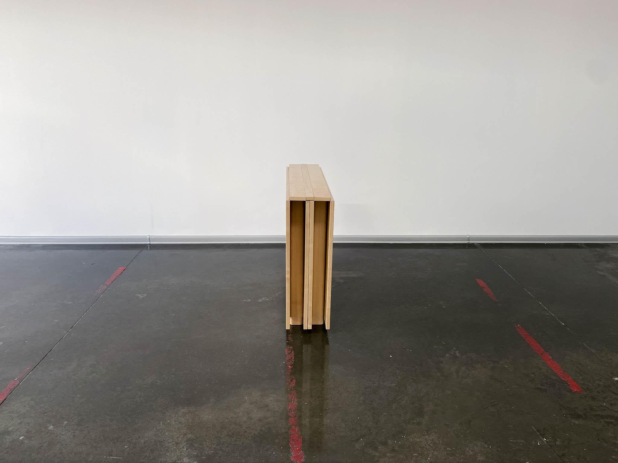 Maria Flap Folding Dining Table by Bruno Mathsson for Firma Karl Mathsson For Sale 12