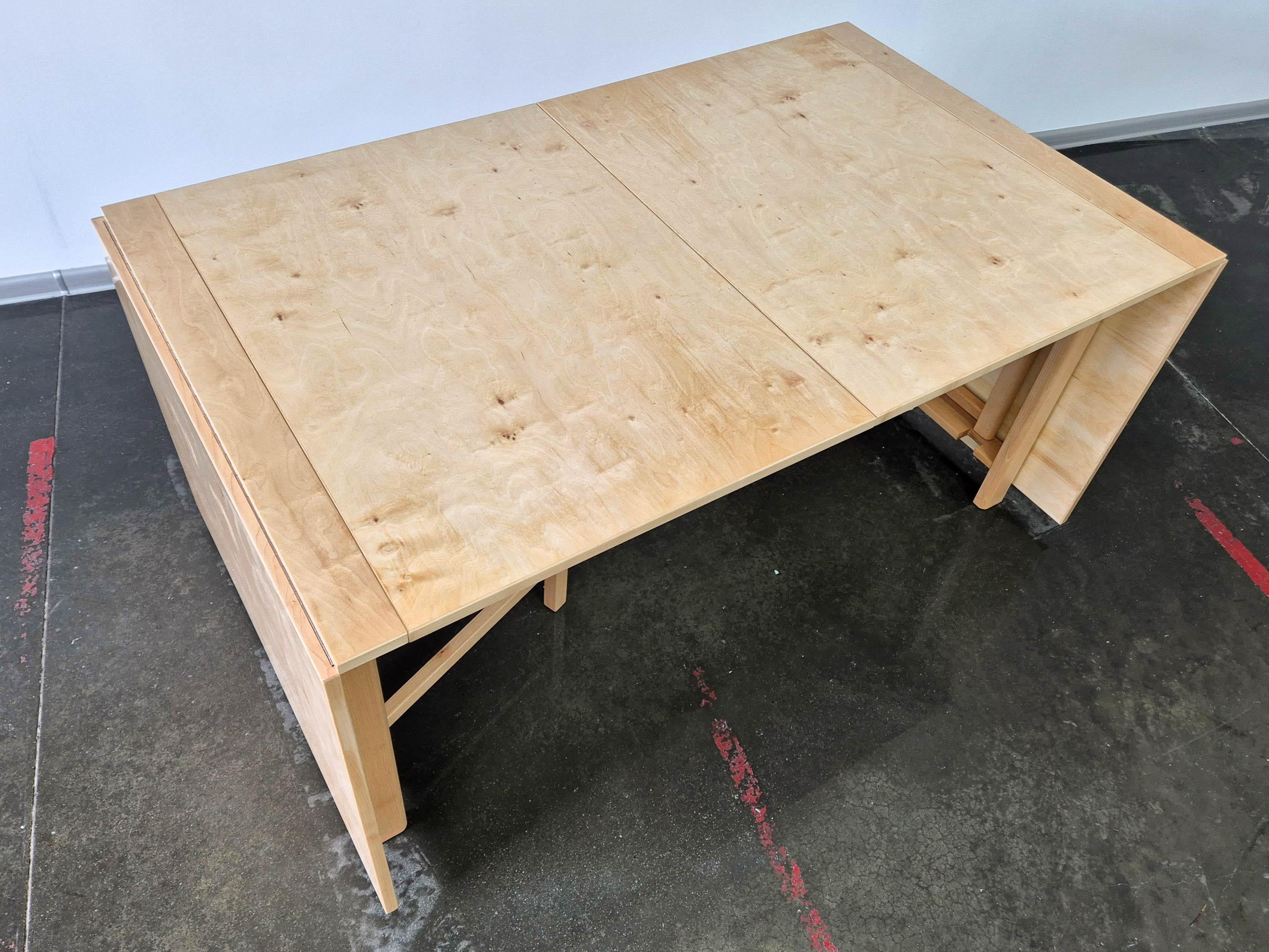 20th Century Maria Flap Folding Dining Table by Bruno Mathsson for Firma Karl Mathsson For Sale