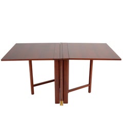 Retro "Maria" Folding Gate-Leg Dining Table by Bruno Mathsson