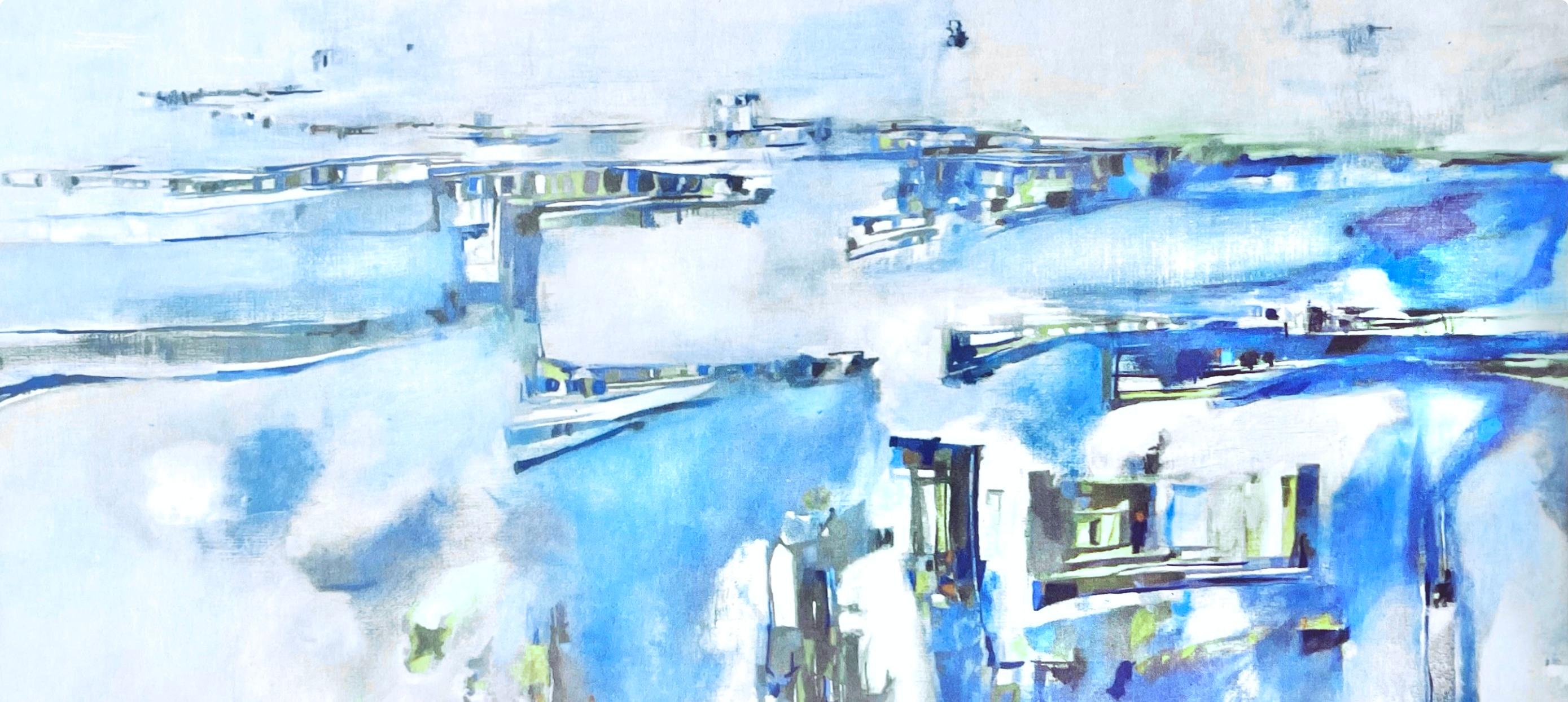 da Silva, Port dans le Nord, Vieira da Silva, Peintres d'aujourd'hui (after) - Print by Maria Helena Vieira da Silva