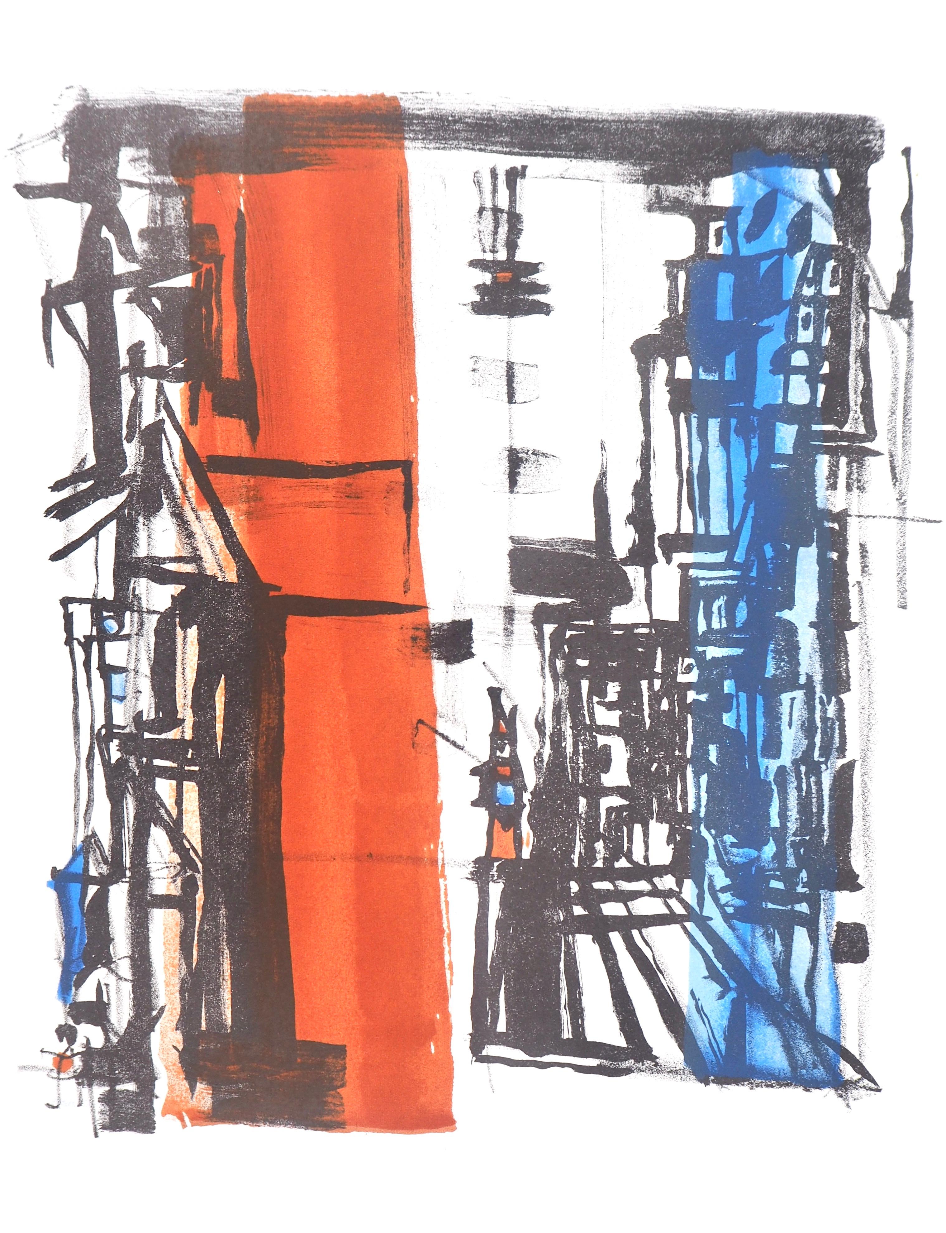 Maria Helena Vieira da Silva Abstract Print - Goldoni, Société internationale d'art XXe siècle