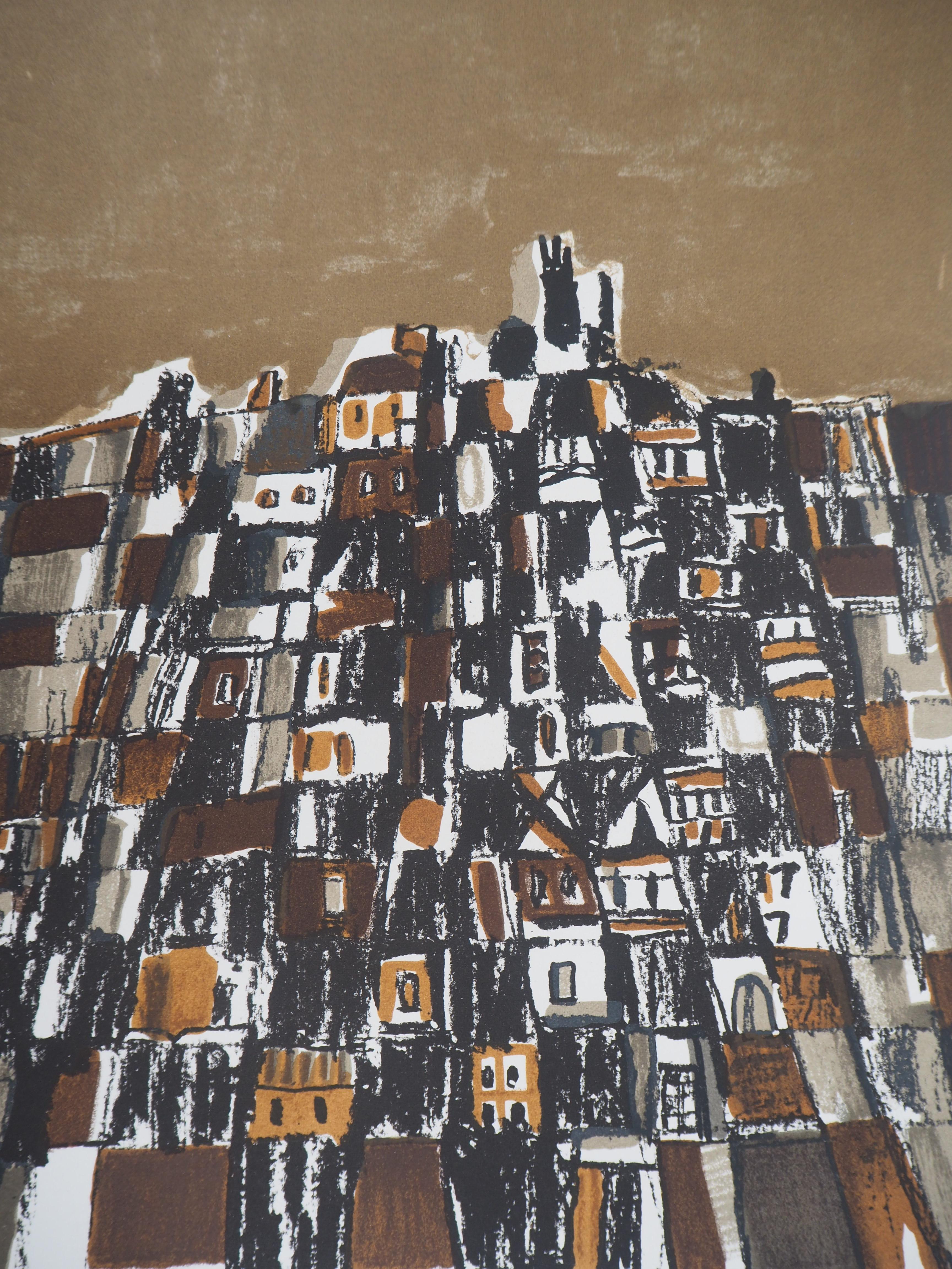 La ville (Rivière 89), Société internationale d'art XXe siècle - Print by Maria Helena Vieira da Silva