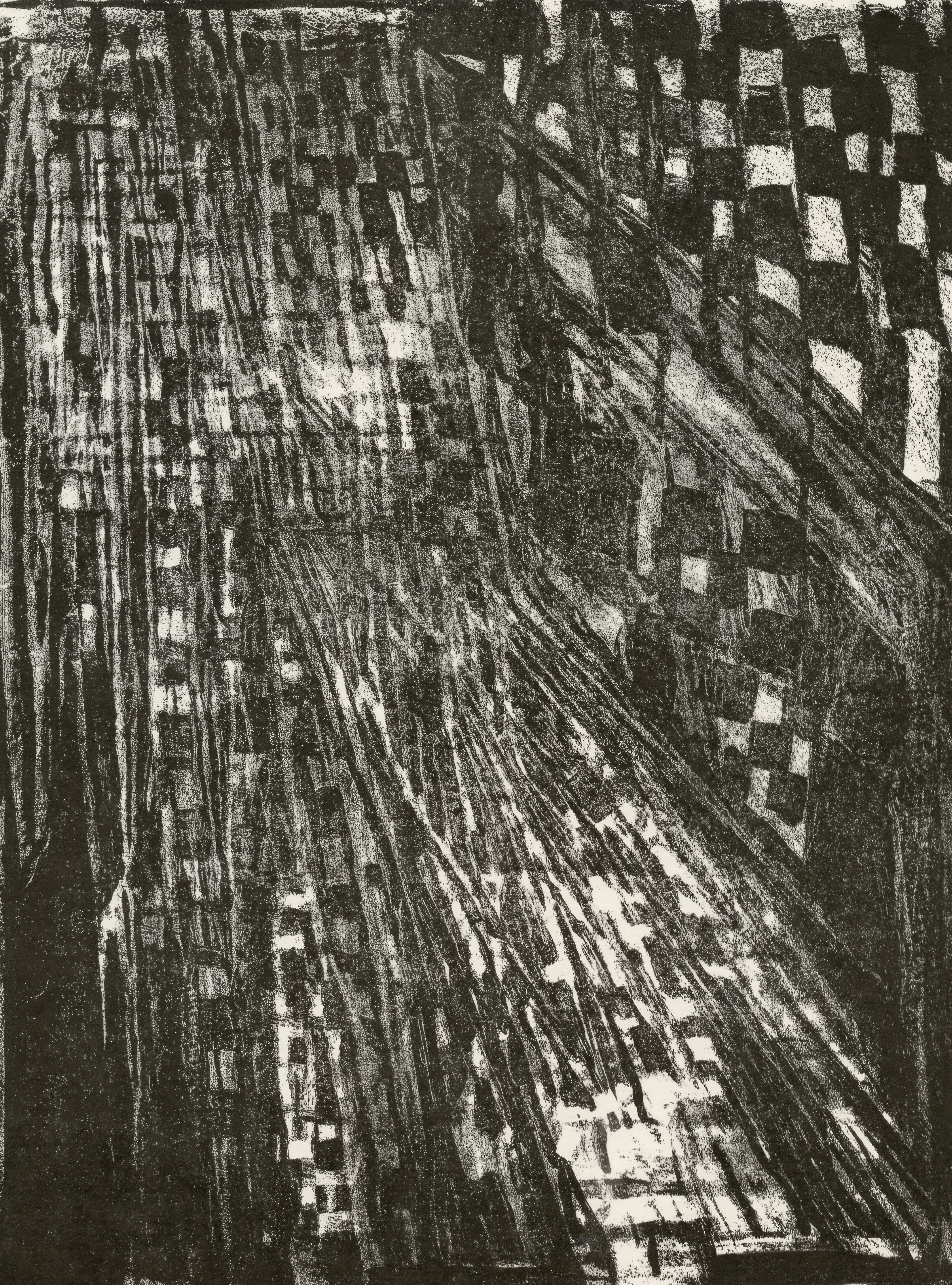 Diese exquisite Lithografie von Maria Helena Vieira da Silva (1908-1992) mit dem Titel Sans titre (Ohne Titel) aus dem Album Ediciones Poligrafa, Barcelona - Redfern Gallery, London, stammt aus der 1979 von Ediciones Poligrafa, Barcelona, in