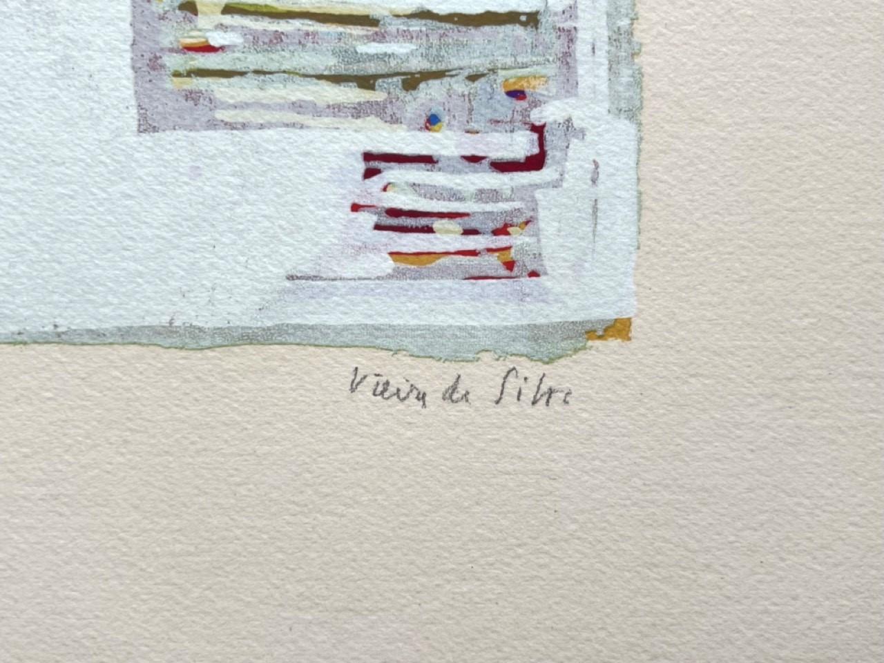The Library  - Abstract Print by Maria Helena Vieira da Silva