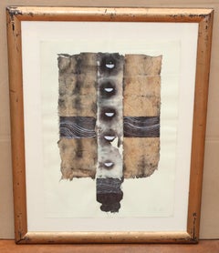 Ecos de la tierra - Técnica mixta y collage sobre papel