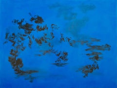 Mapa Mundi (abstract landscape in blue)