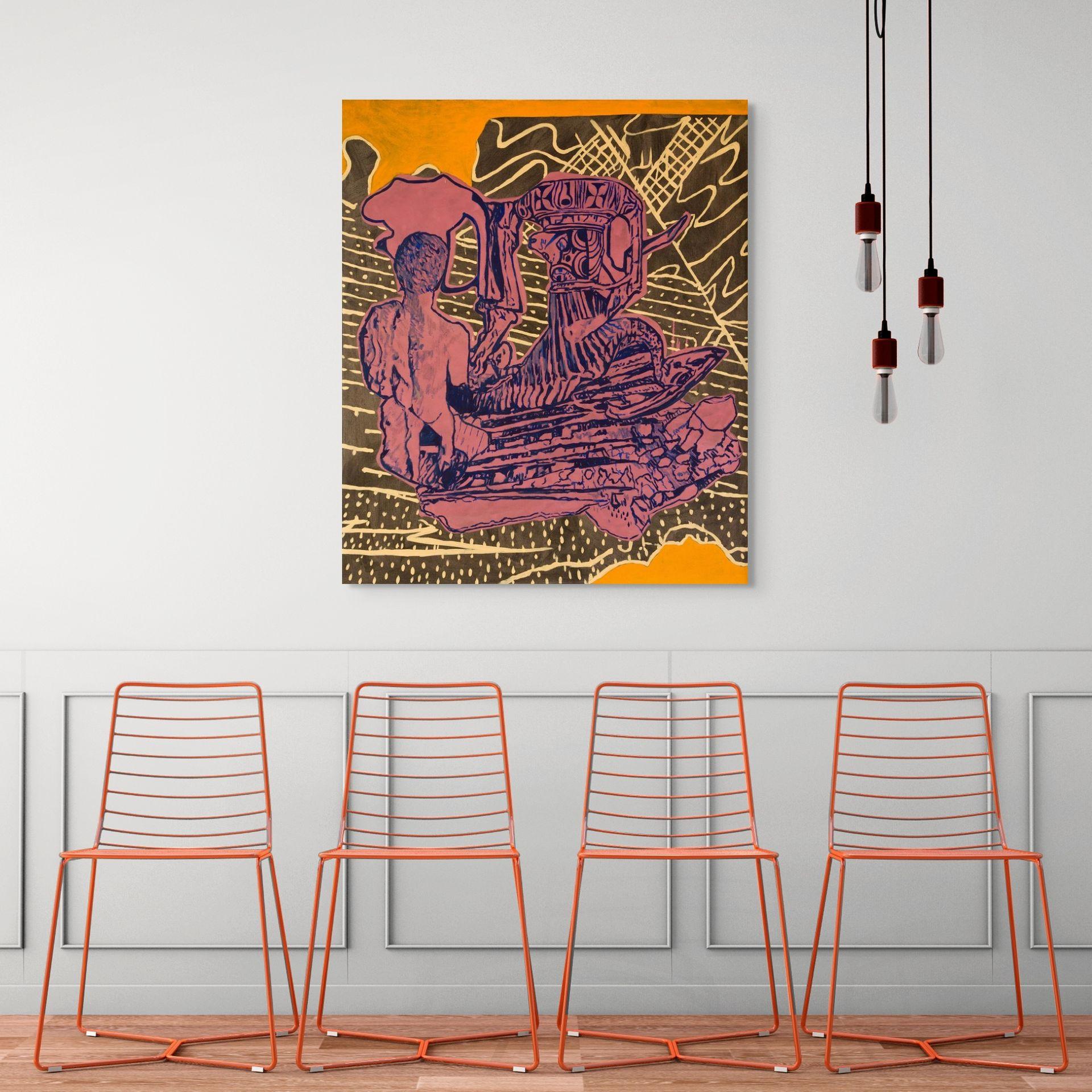 Sin Título V - Painting by Maria José Chica 
