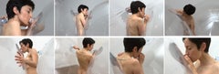 Groupe Kiss de 8. Self Nude Portrait Color Photographie.
