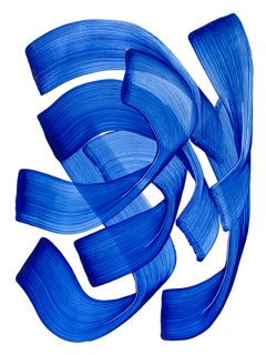 'Cobalt blue', 2021, Colourful abstract work on paper