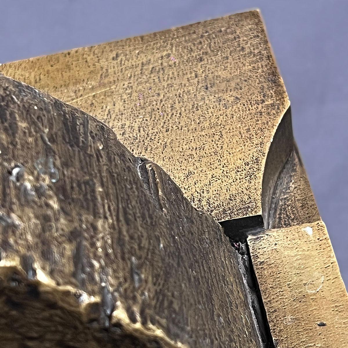 Cast María José De Simón Brutalist Style Bronze Sculpture For Sale