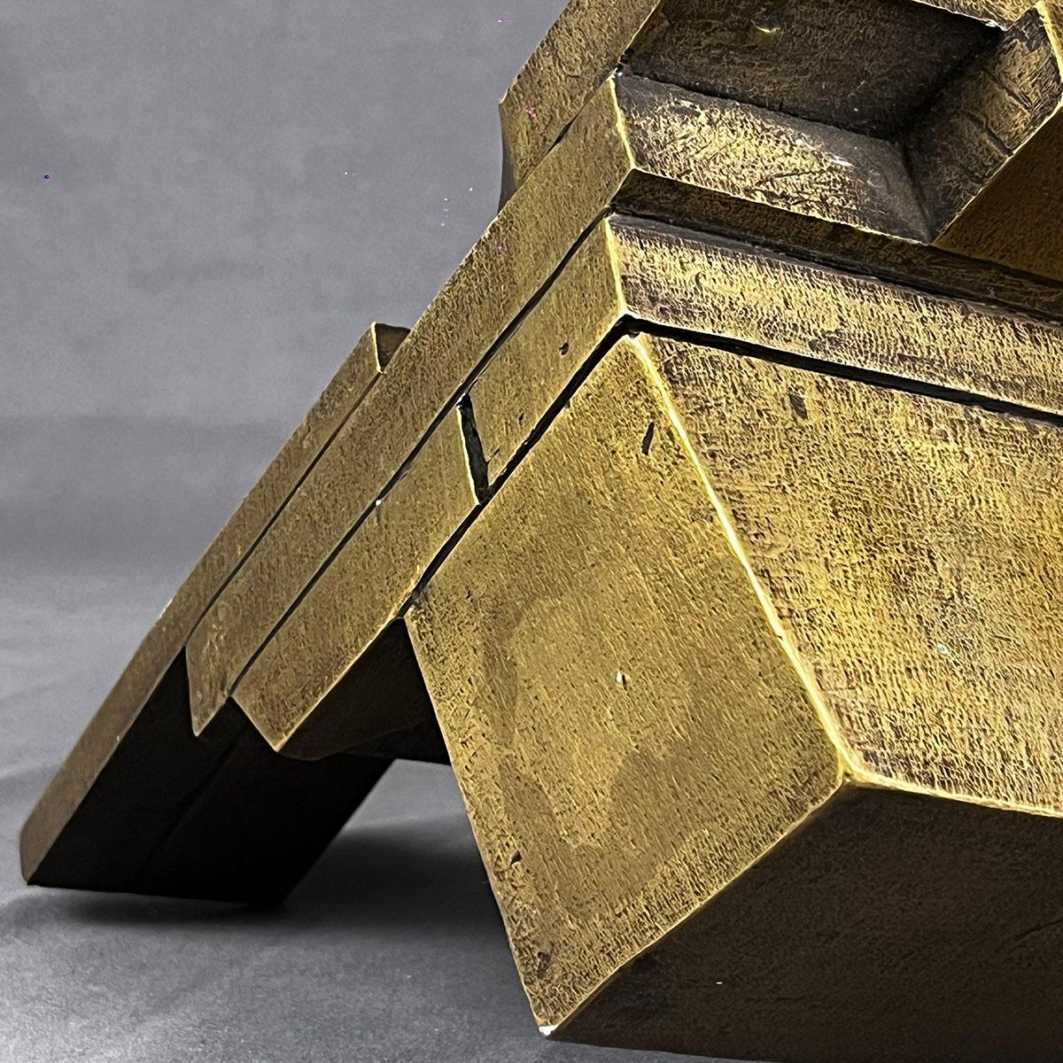 María José De Simón Brutalist Style Bronze Sculpture In Good Condition For Sale In Mexico City, MX