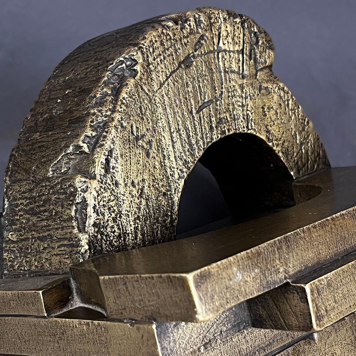 María José De Simón Brutalist Style Bronze Sculpture For Sale 1