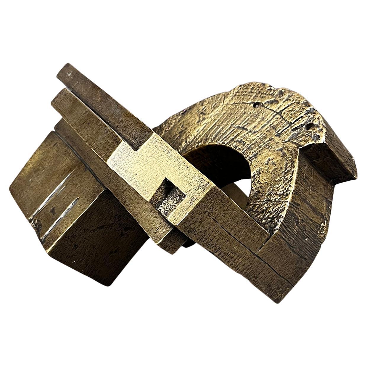 María José De Simón Escultura de Bronce de Estilo Brutalista