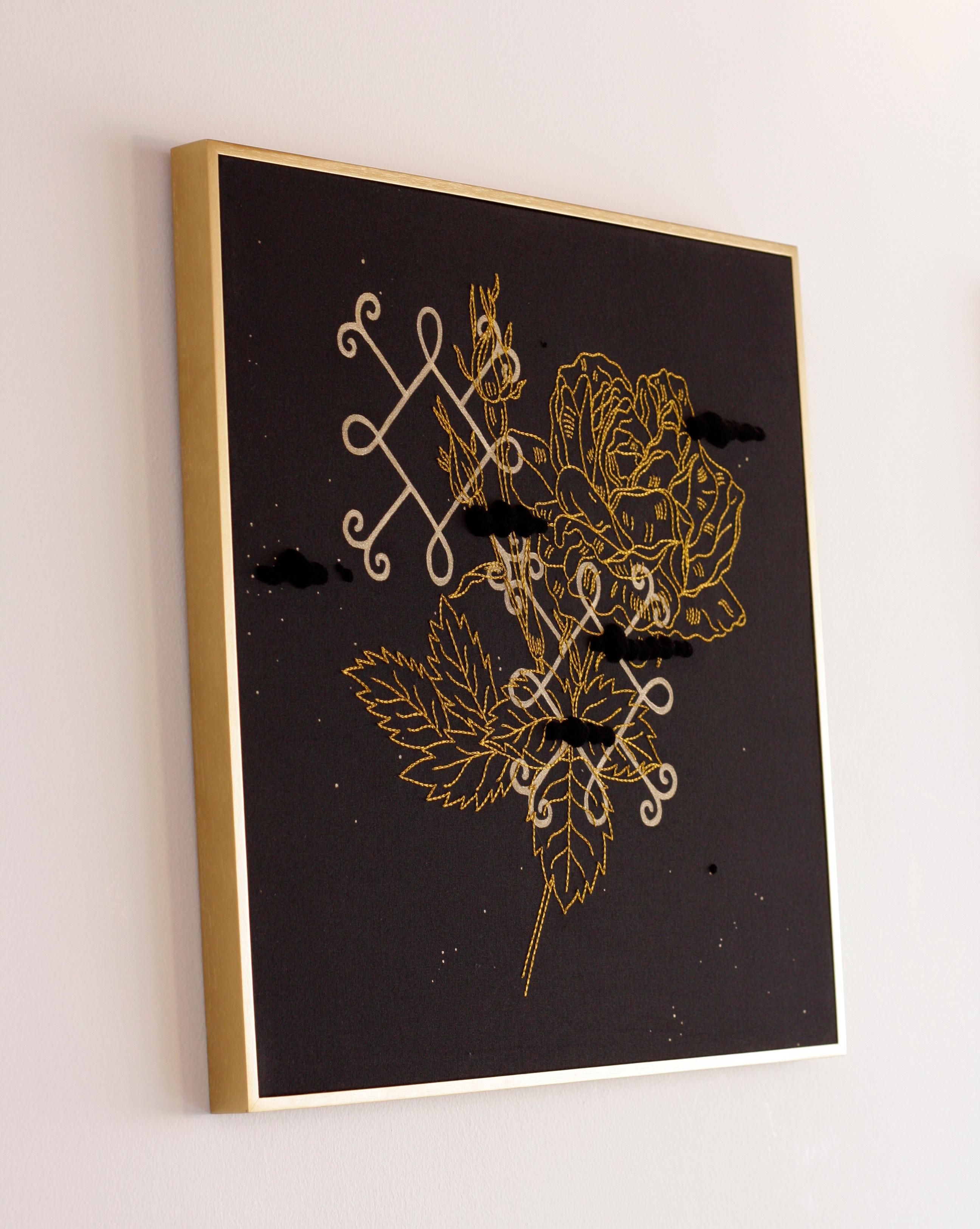 Rosa I, II, and XXVI. Bogotá (Framed) - Contemporary Mixed Media Art by Maria Jose Franco Maldonado 