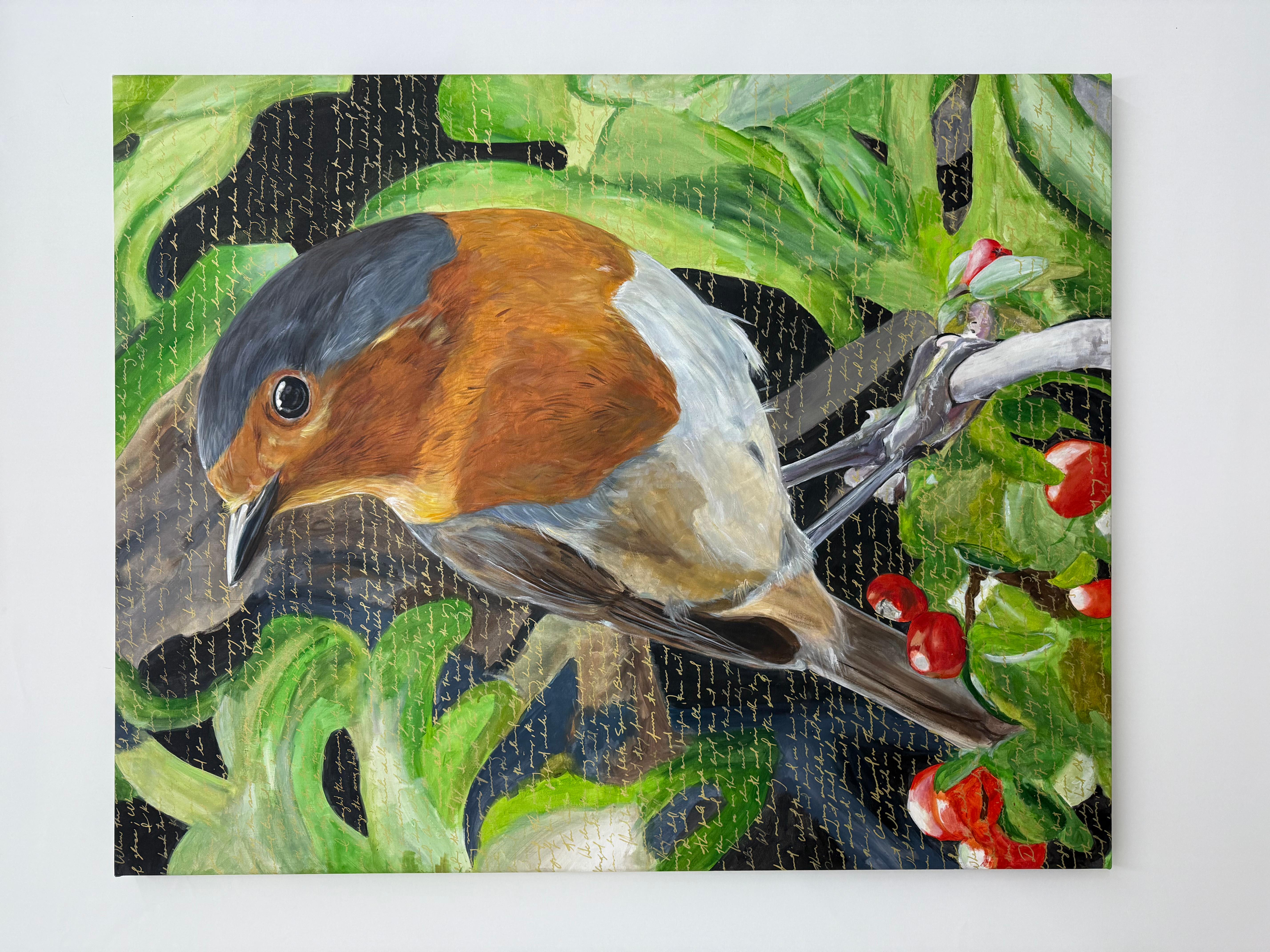 Vogelgesang, Originalgemälde (Zeitgenössisch), Painting, von Maria Karla Watson