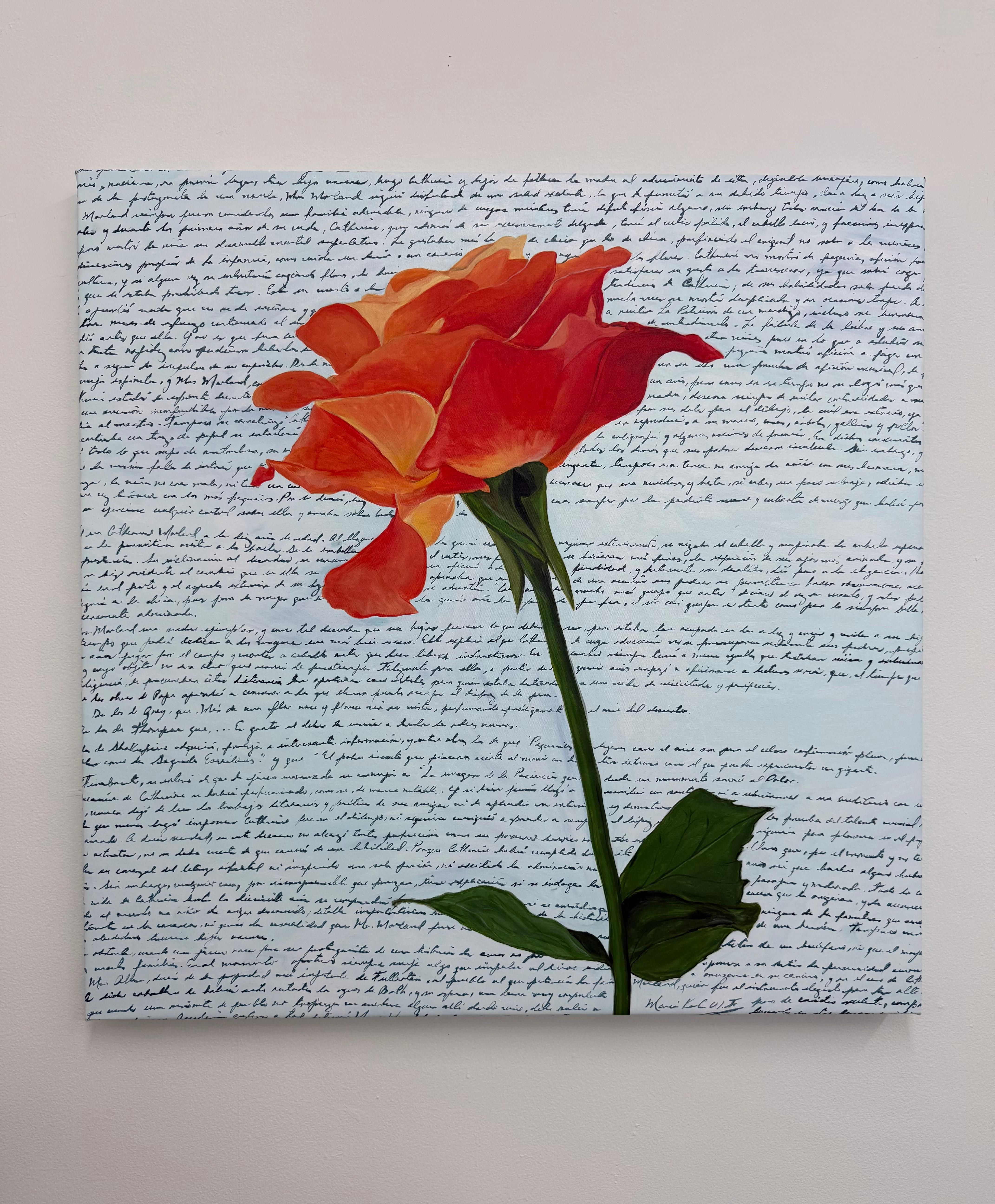 Delicate Fire, peinture originale - Contemporain Painting par Maria Karla Watson