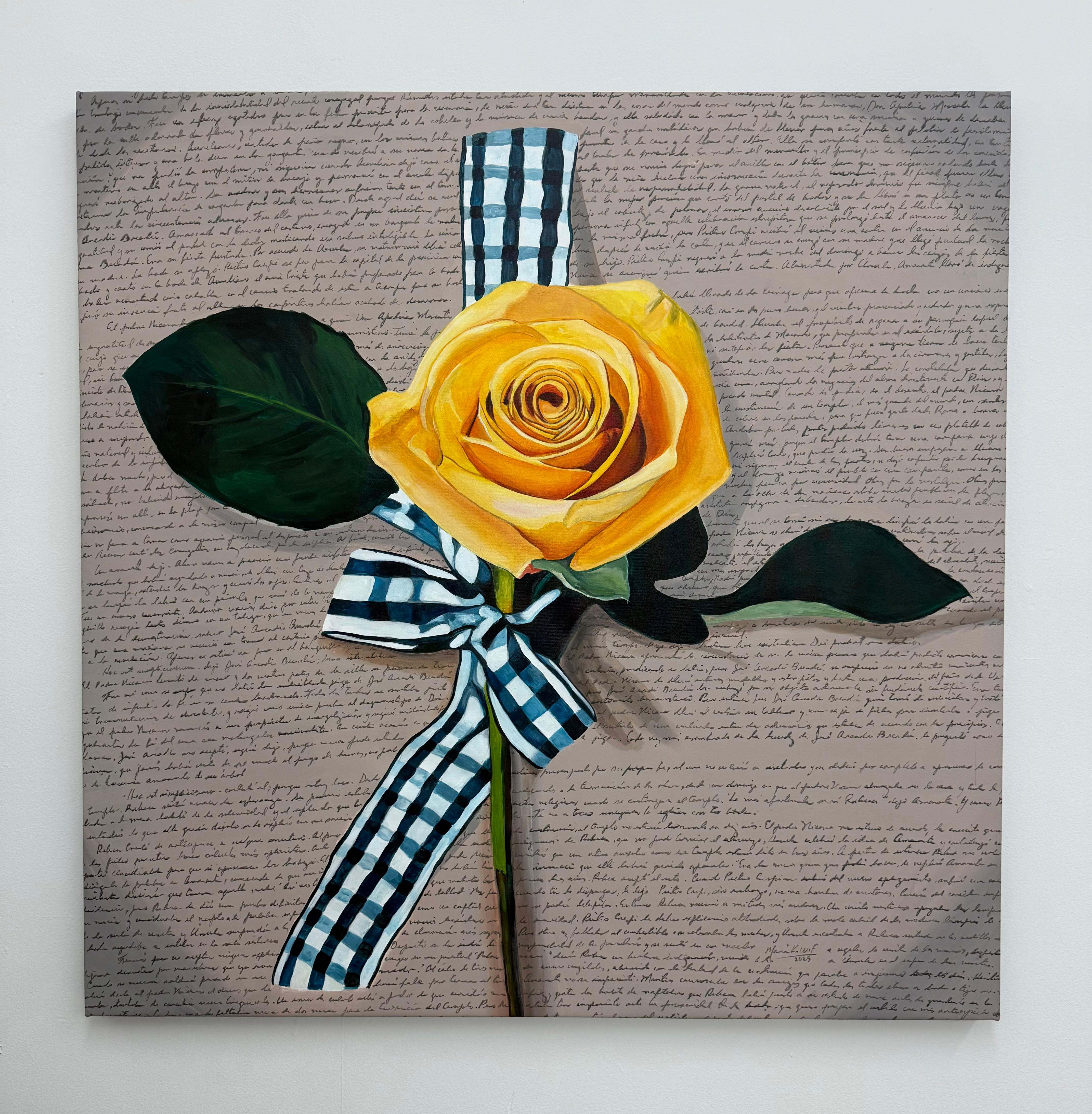 Fragile, peinture originale - Contemporain Painting par Maria Karla Watson