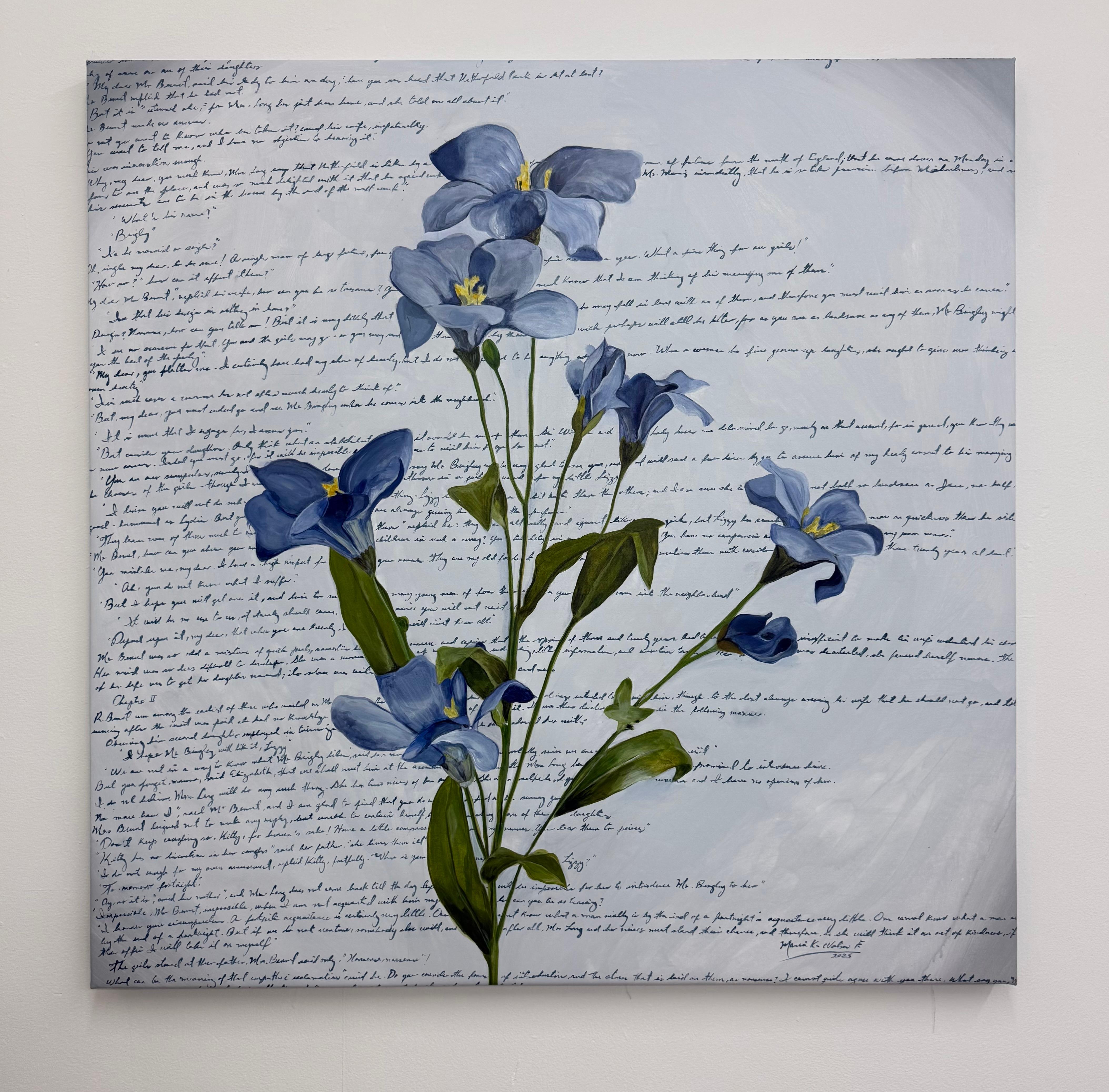 Orgueil et préjugés, peinture originale - Contemporain Painting par Maria Karla Watson
