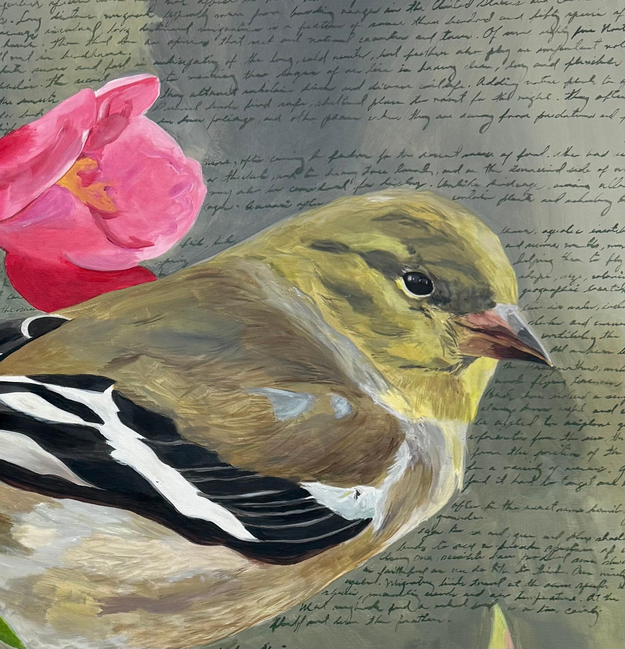 Song of the Valley, Originalgemälde (Grau), Animal Painting, von Maria Karla Watson