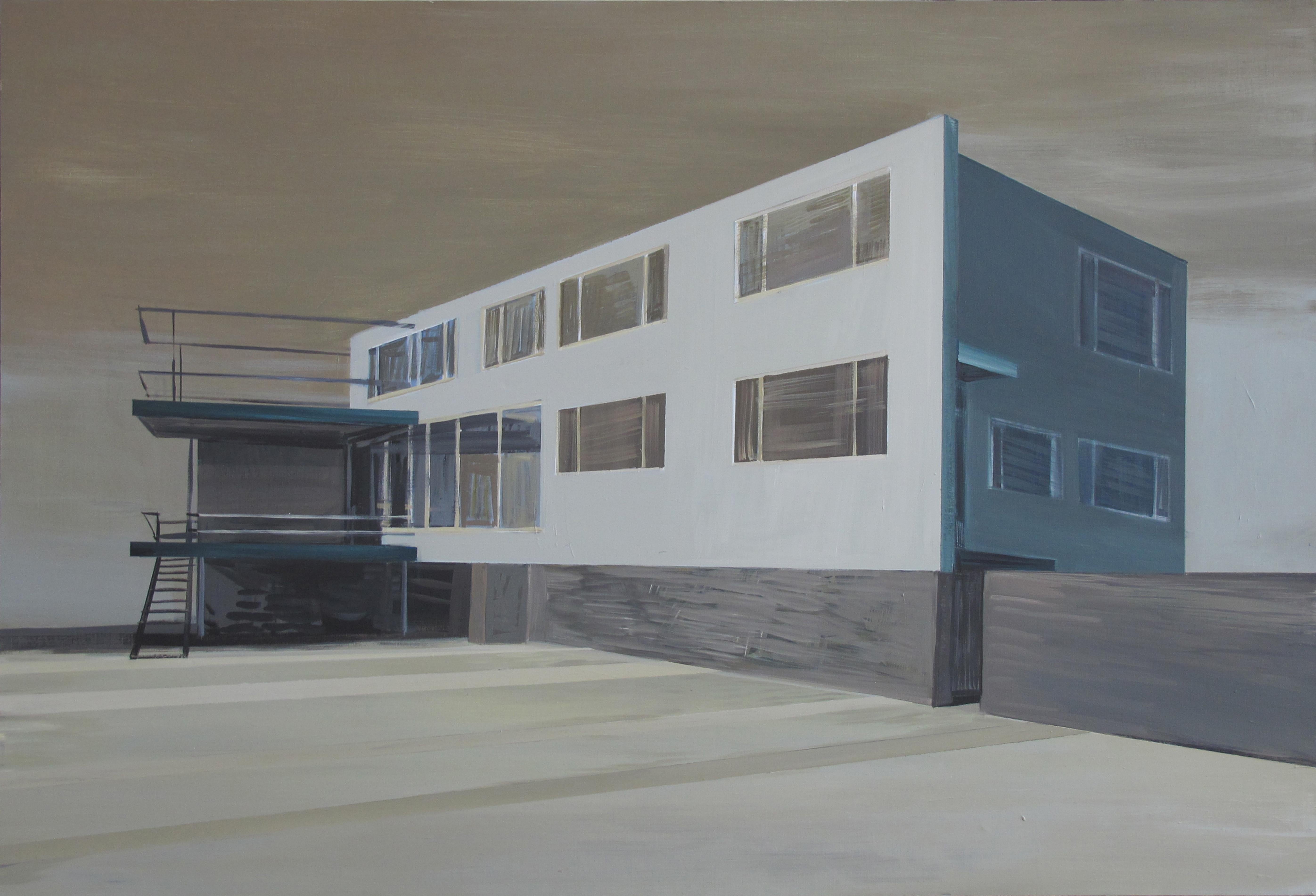 Breuer - Modern Architectural Painting, Modernism Painting, Architecture Art