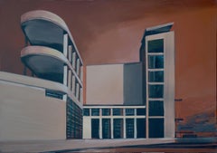 Milan - Modern Architectural Painting, Modernism Painting, Italy