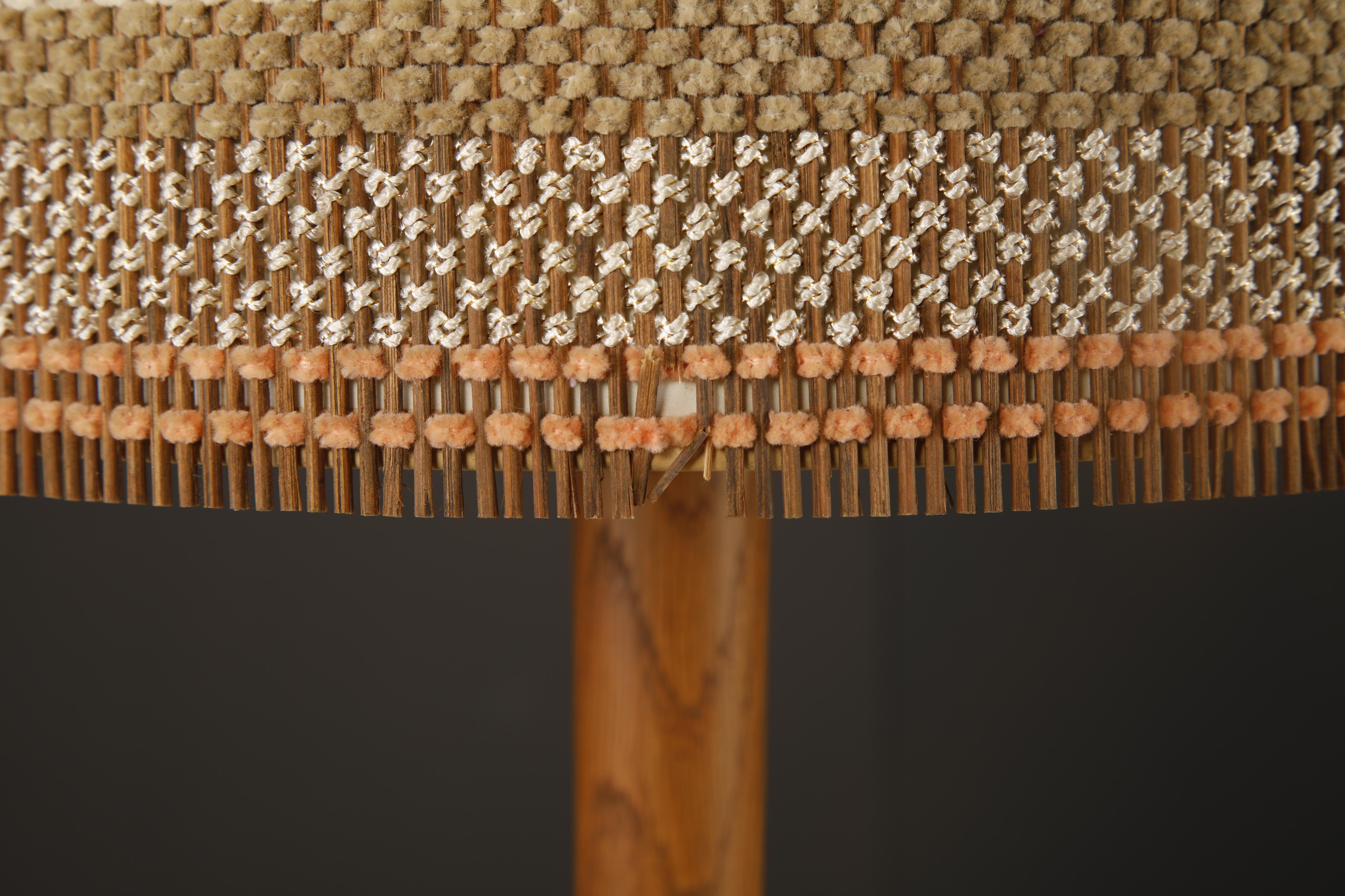 Maria Kipp California Organic Modern Lampshade in Soft Copper and Cream, 1960s For Sale 2