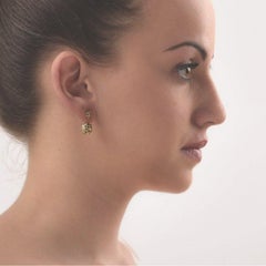 Maria Kotsoni, Contemporary 18K Yellow Ruby Garnet Gold Morning Star Ear Jackets