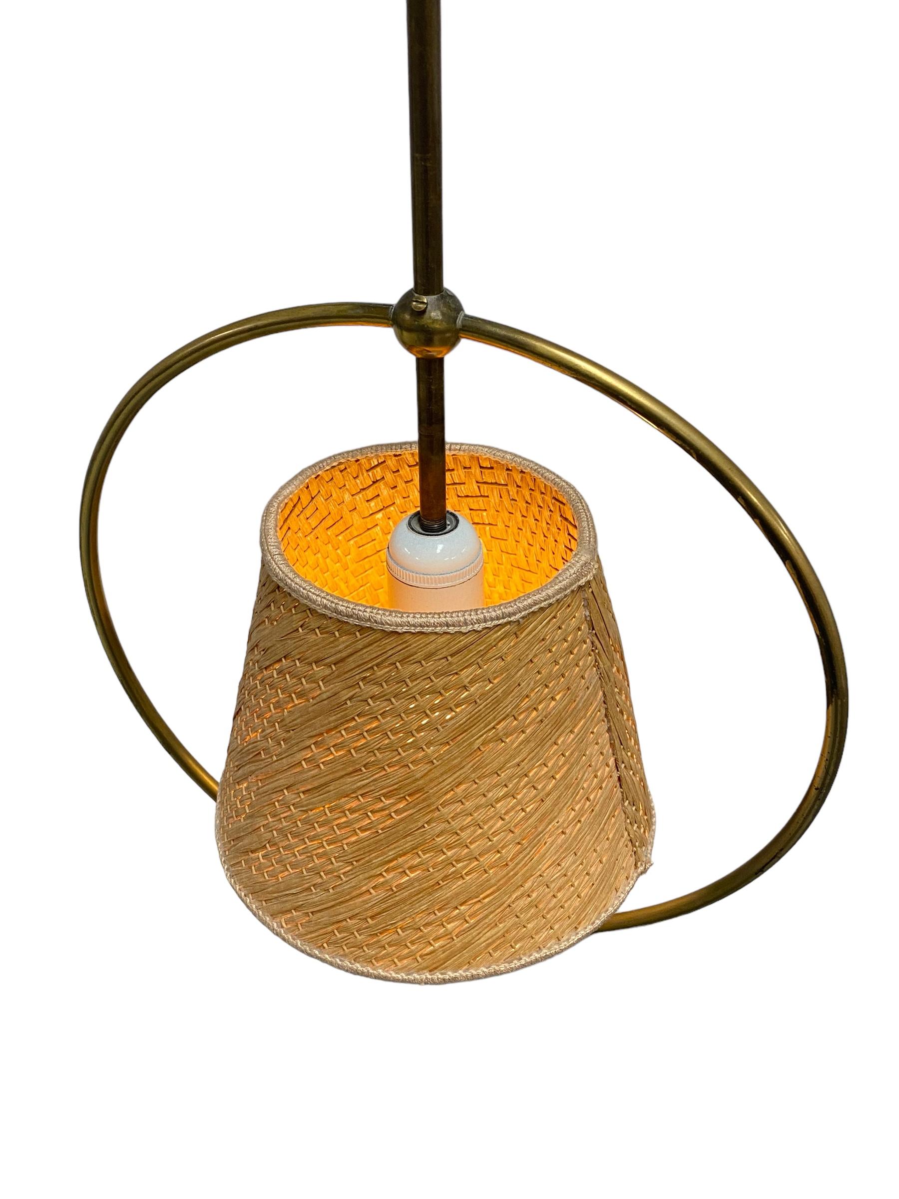 A Maria Lindeman Ceiling Lamp Model. 50591, 1950s In Good Condition For Sale In Helsinki, FI