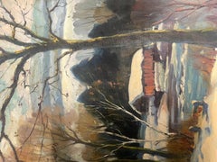 “Covered Bridge in Winter”