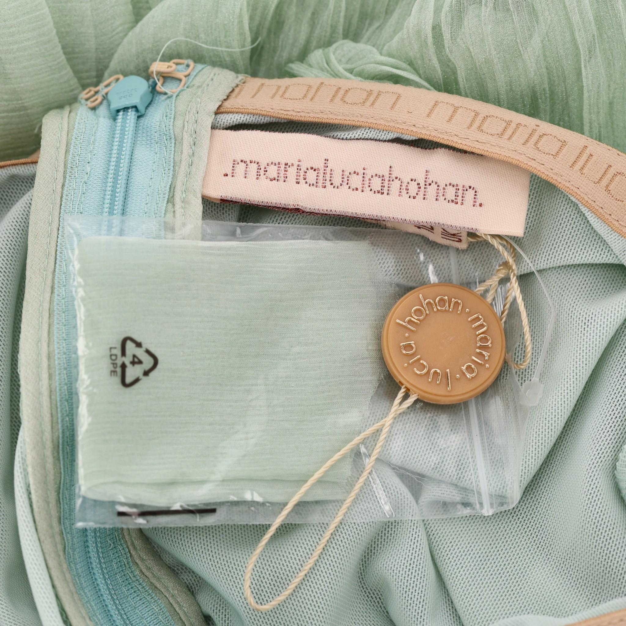 De las mujeres Maria Lucia Hohan Maxi Vestido Plisado Amapola