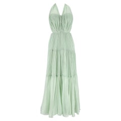 Maria Lucia Hohan Maxi Vestido Plisado Amapola