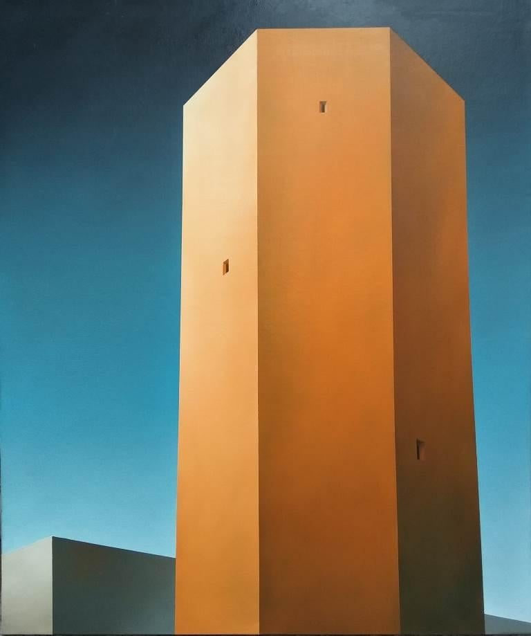 Torre Naranja - Painting by María Luisa de Mendoza