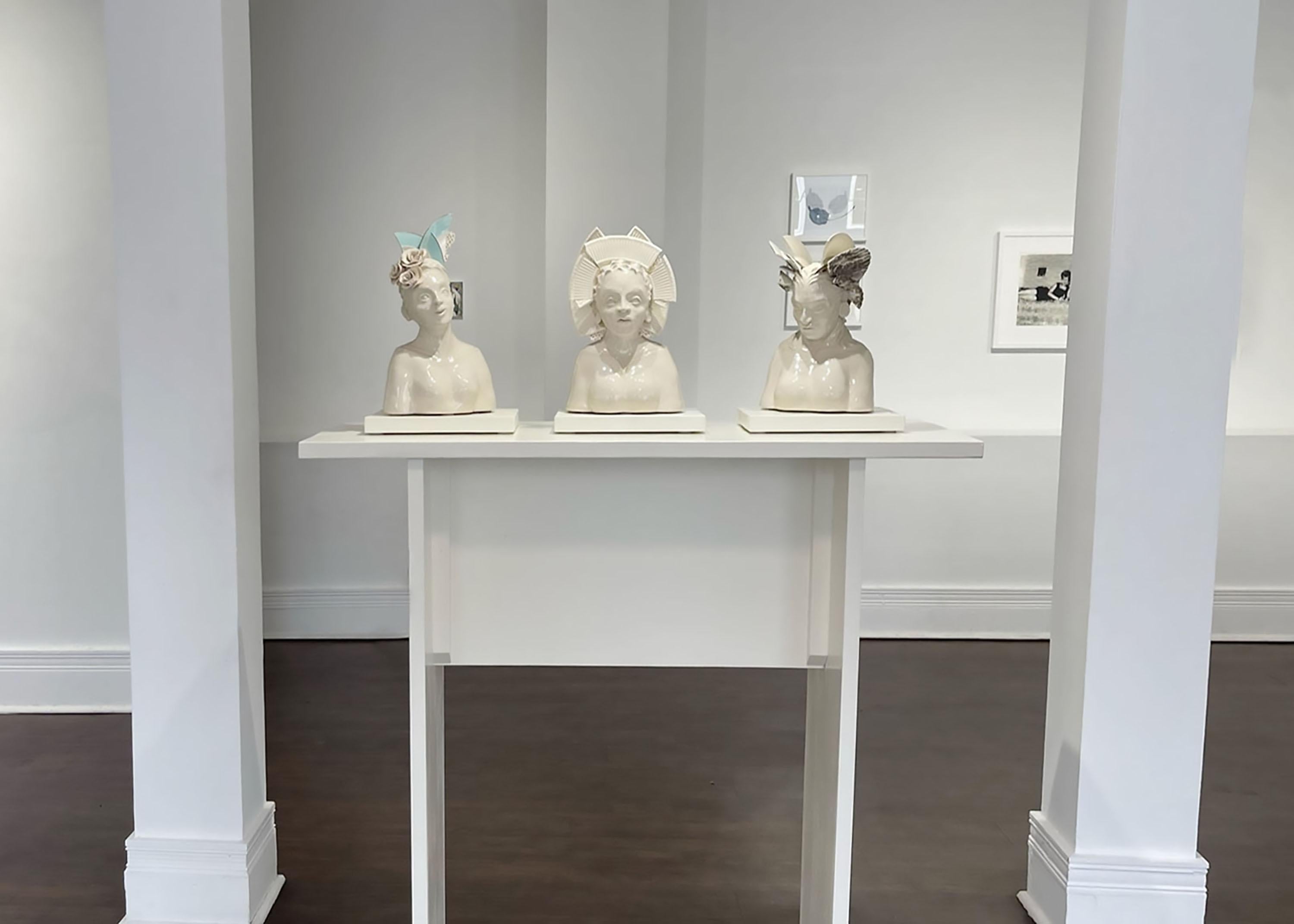 Constellation I - Gray Figurative Sculpture by Maria Manhattan